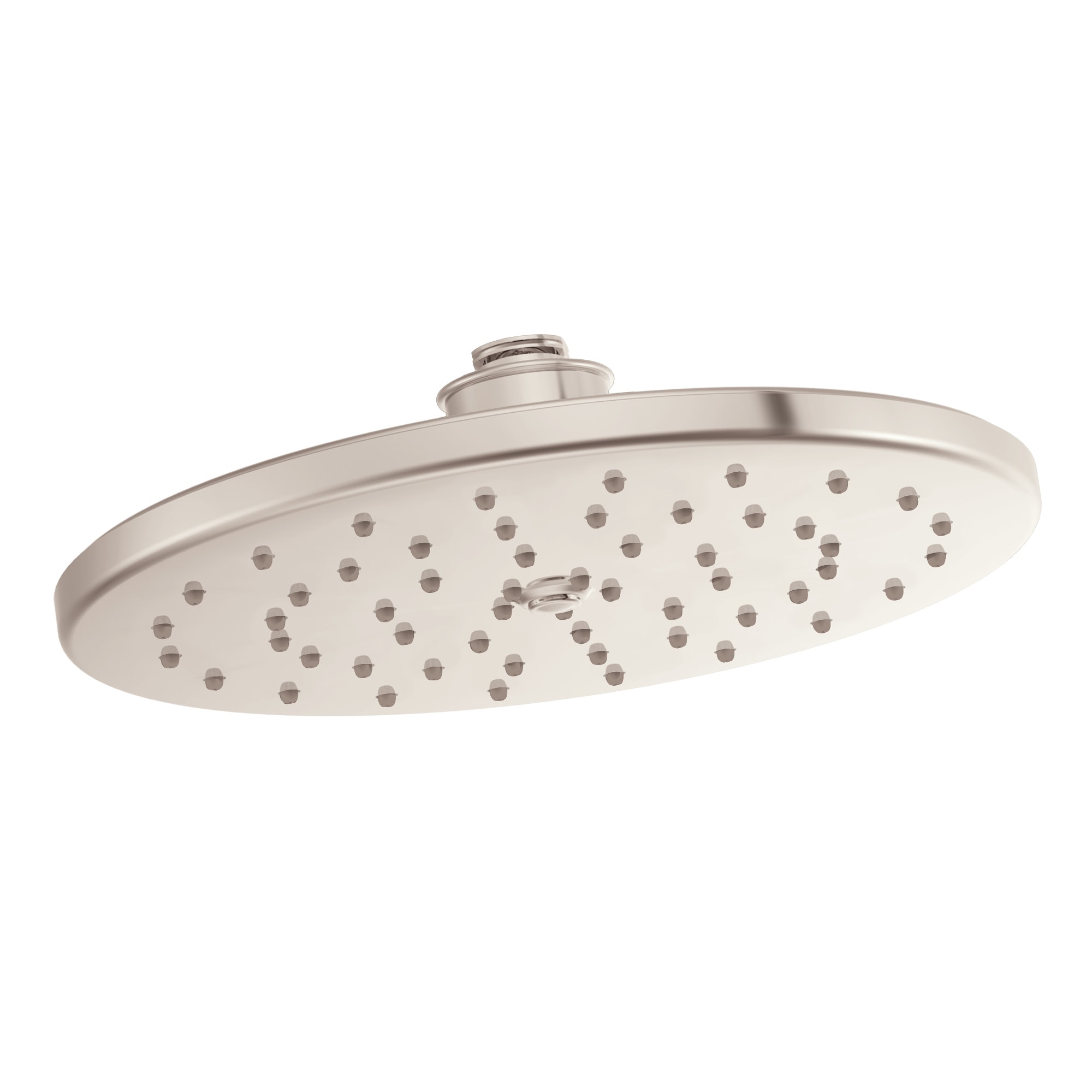 Moen S112NL Waterhill 1.0 -Spray Nickel 10.0-in Round Fixed Rain Shower Head 2.5 GPM