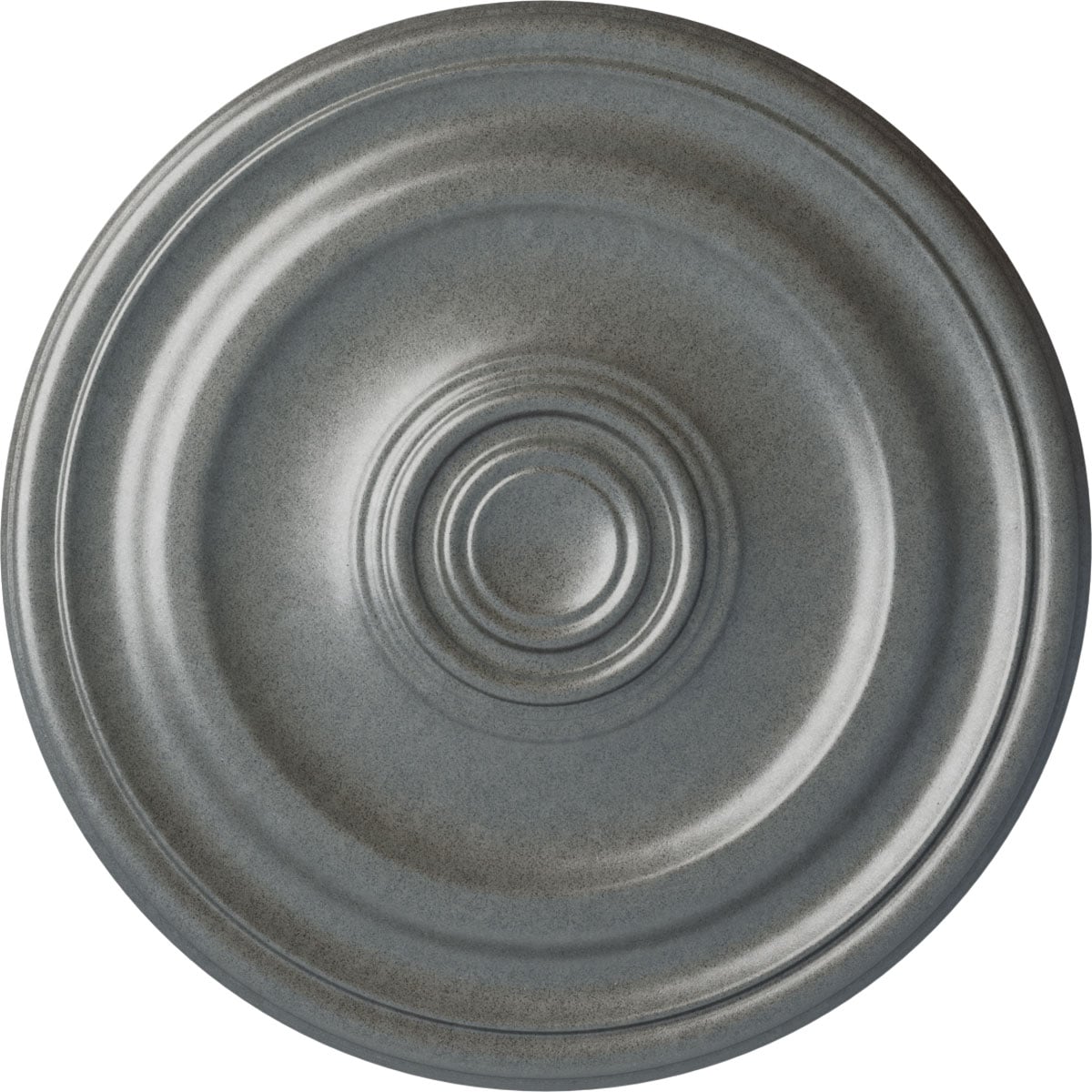 Ekena Millwork CM15DEPLS Devon 15.75-in W x 15.75-in L Painted Platinum Polyurethane Whole Ceiling Medallion
