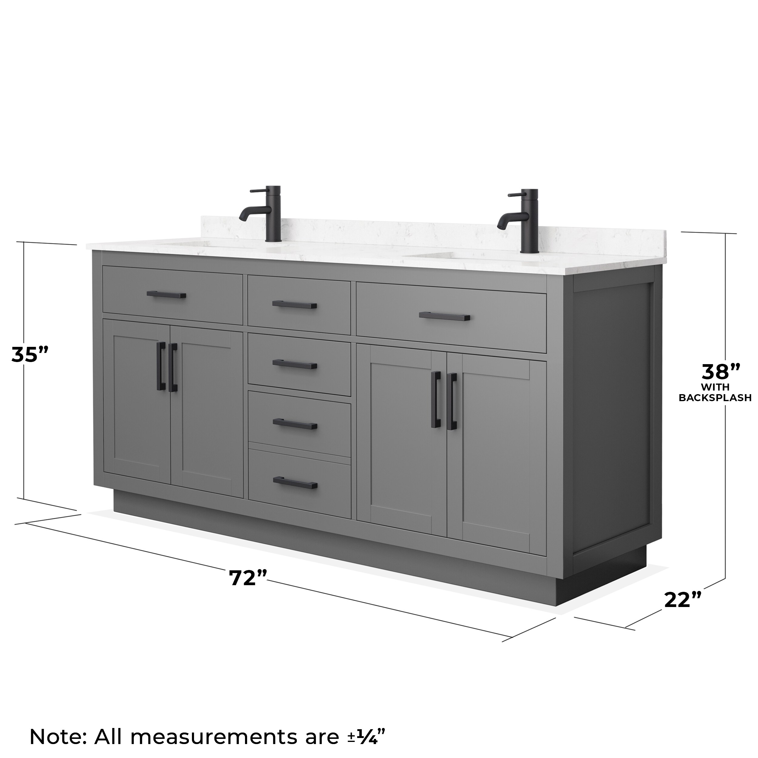 Wyndham Collection WCG262672DGBCCUNSMXX Bath-Vanity-Combo - View #4