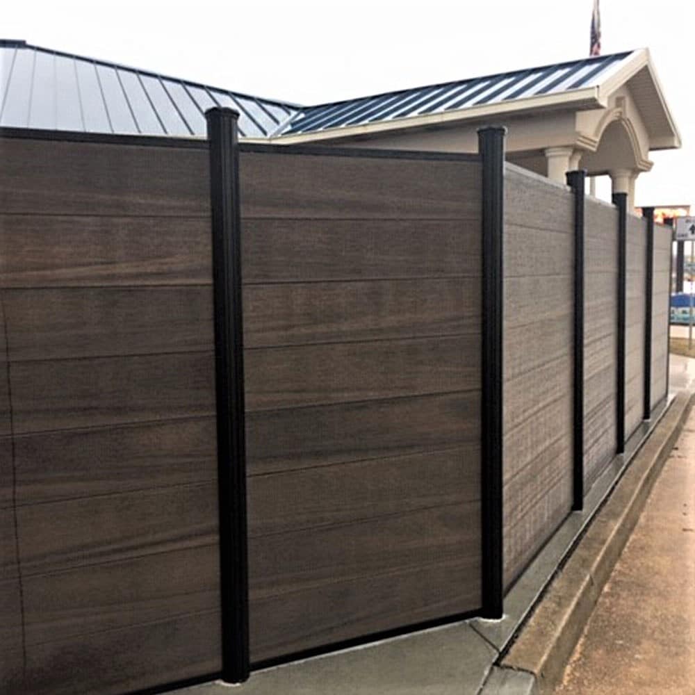 Fortress Building Products 0.71-ft H x 5.83-ft W Brown Privacy Composite Fence Panel in the Composite Fence Panels department at Lowes