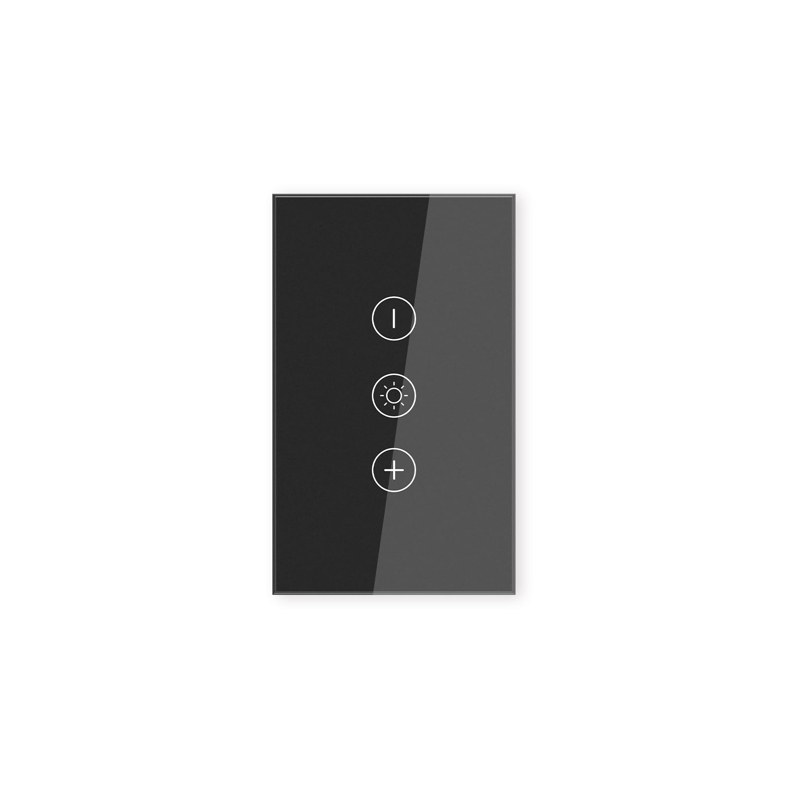 AKSCYZM  Smart Dimmer Switch Neutral Wire Required WiFi Light Switch APP and Voice Control Timer Function FCC Certified Black 110 220VAC 1 Piece