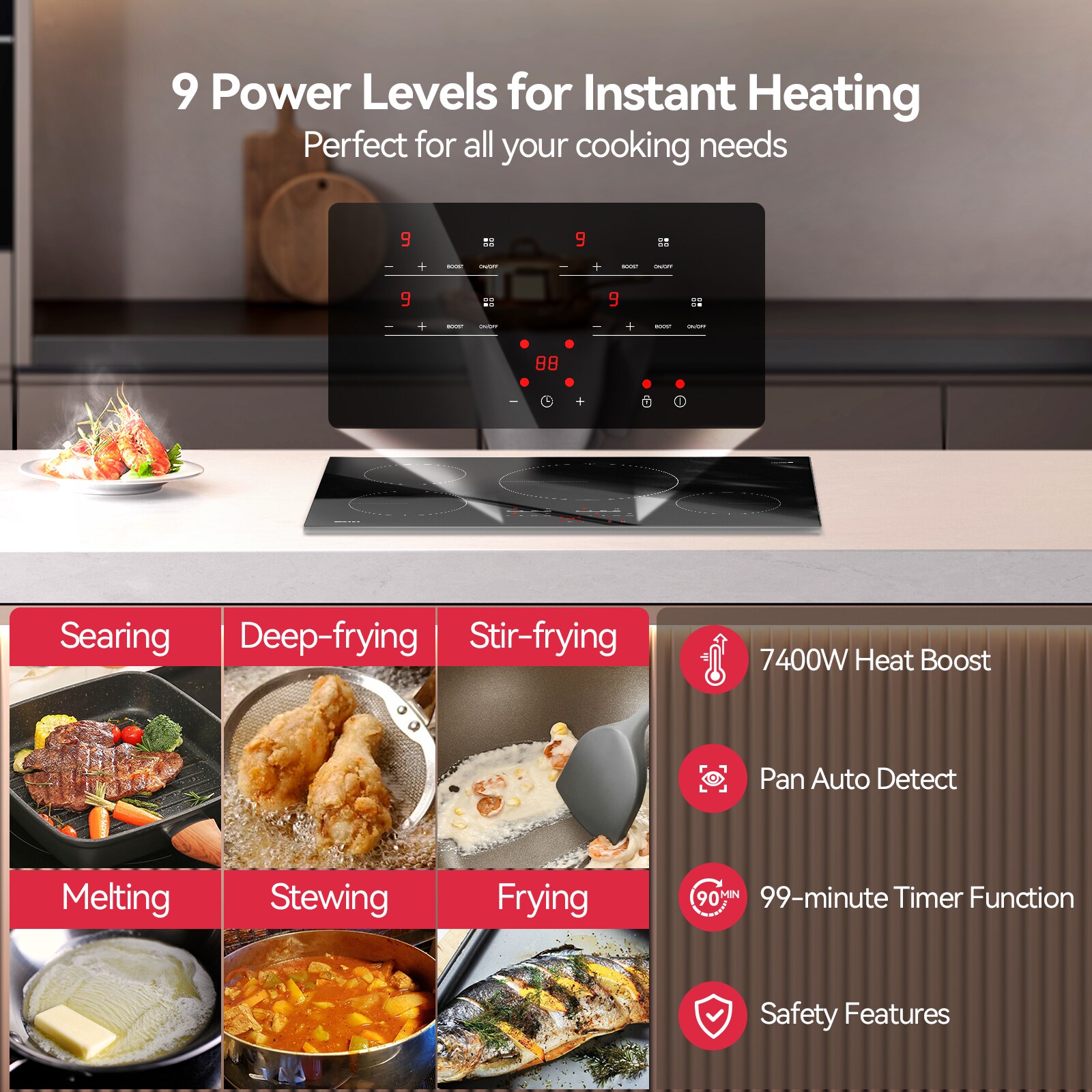 Tecasa MT-C47464L8-V1.5 Induction-Cooktops - View #5