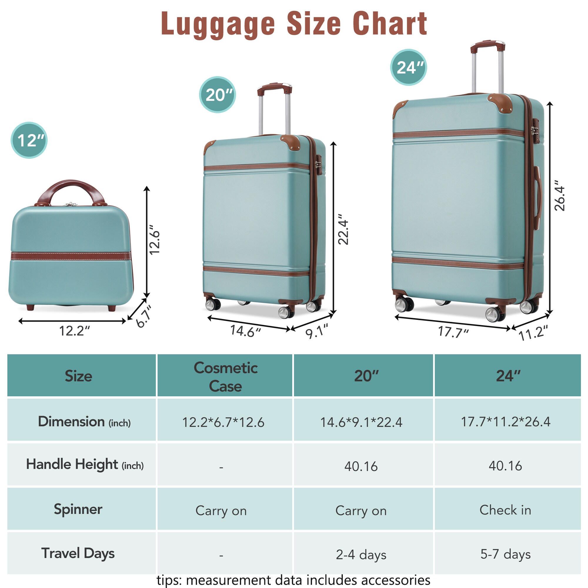 ModernLuxe L3P-N732P171583M Luggage-And-Luggage-Sets - View #8