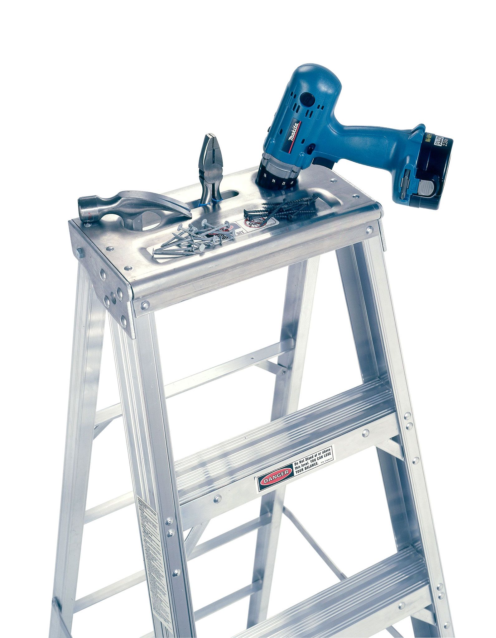 Werner 400 12-ft Aluminum Type 1AA-375-lb Load Capacity Step Ladder