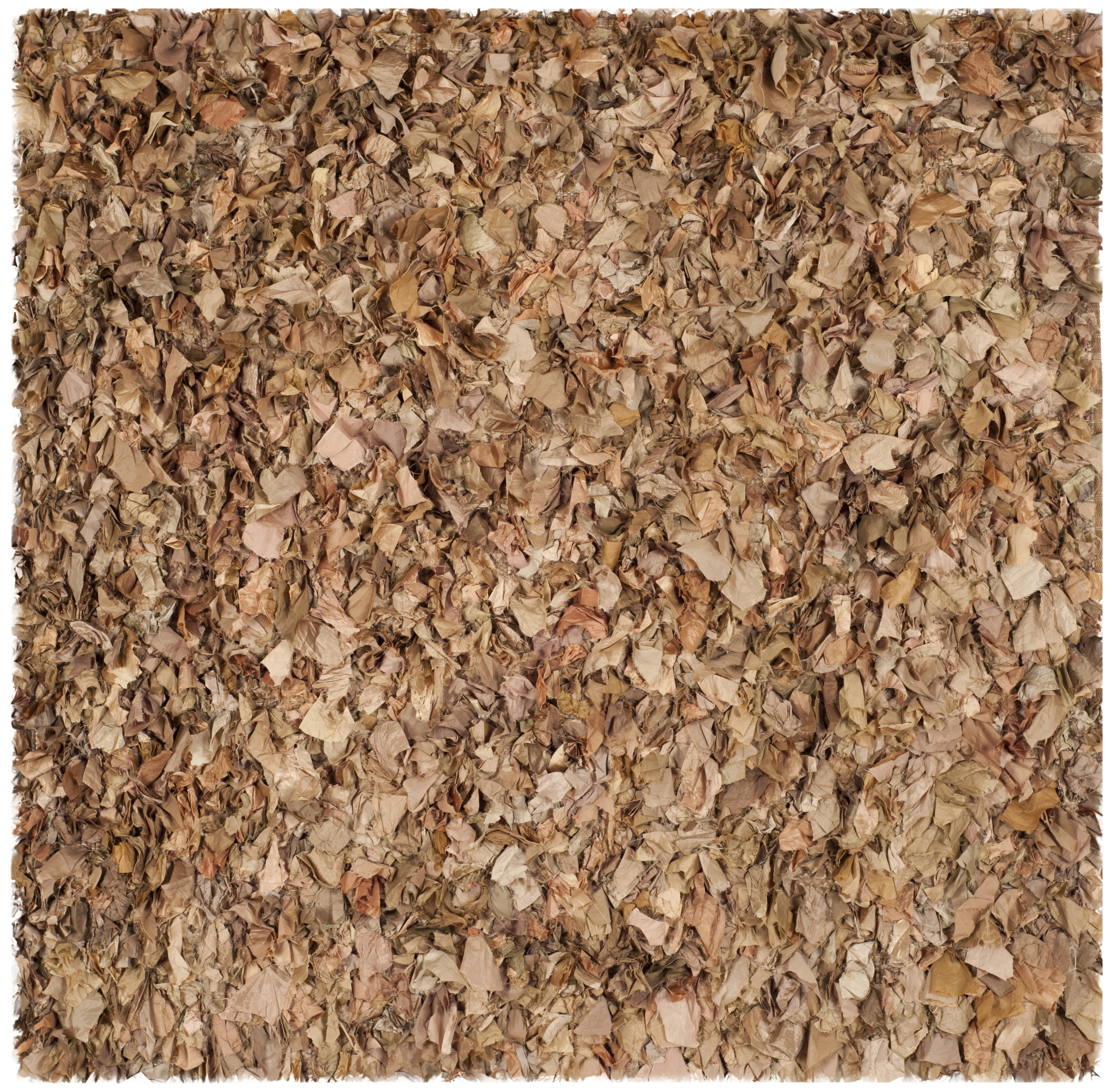 Safavieh SG951N-8SQ Rio Shag 8 x 8 (ft) Polyester Natural/Multi Square Indoor Abstract Area rug