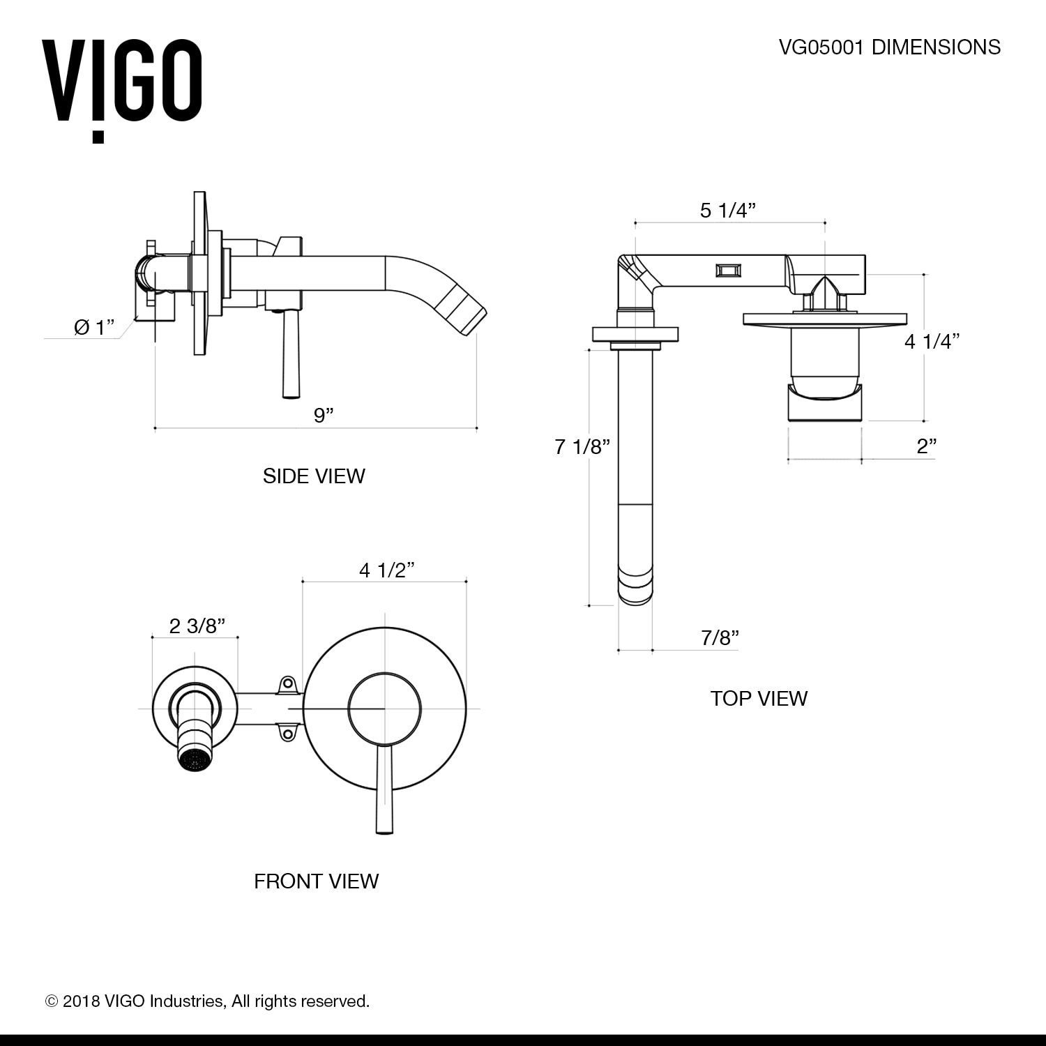 VIGO VG05001MB Lavatory-Faucets - View #9