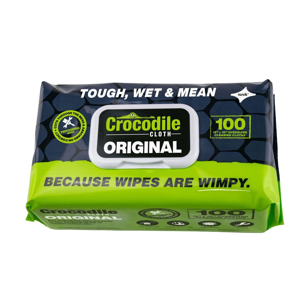 Crocodile Cloth 9160 Nuvik Large Roll Antibacterial Wipes in Refill Bag -  800 Count, 1 - Ralphs