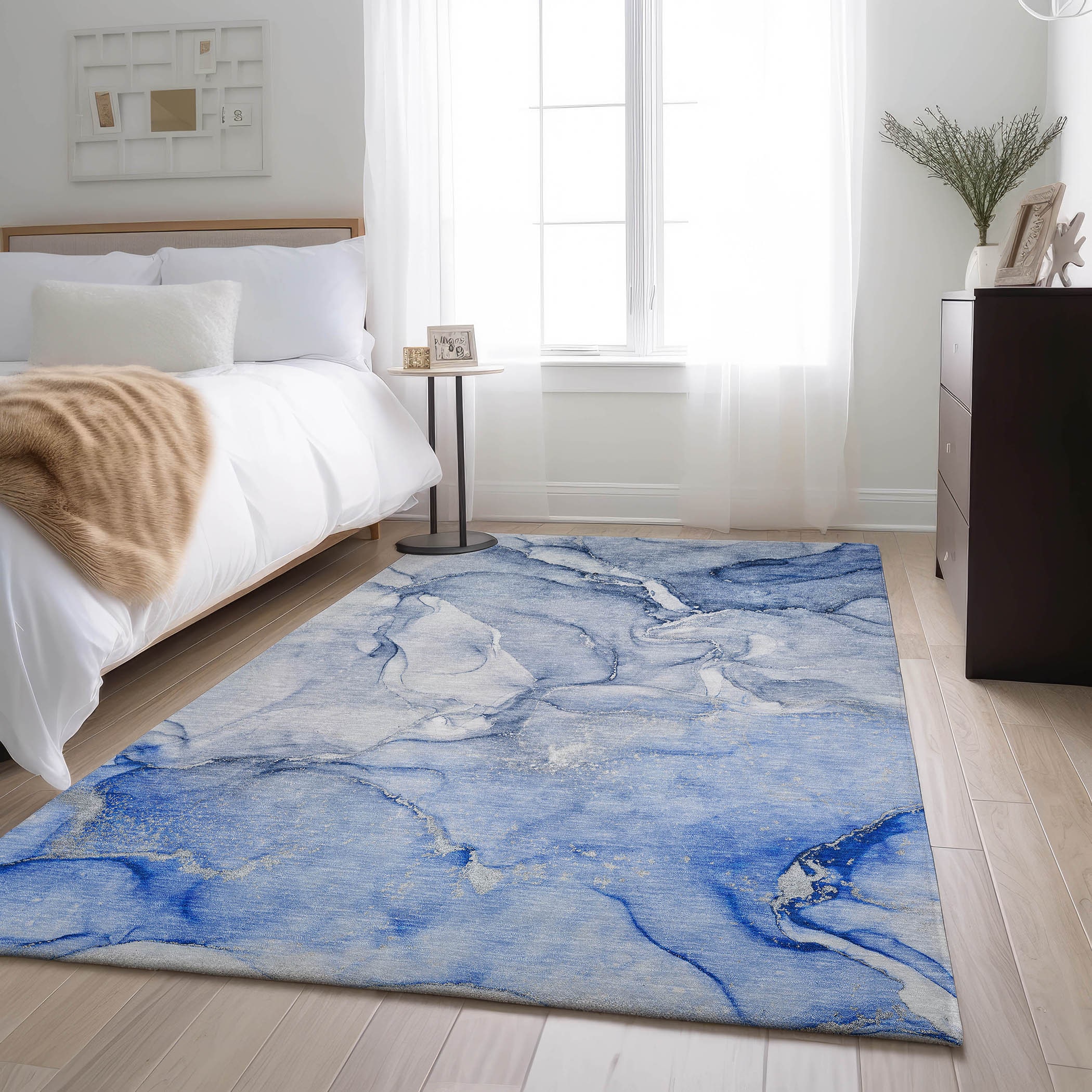 Addison Rugs AMF571CH20X30 Mayfield AMF571CH 2 x 3 (ft) Loomed Polyester Chocolate Rectangular Indoor Geometric Machine washable Area rug