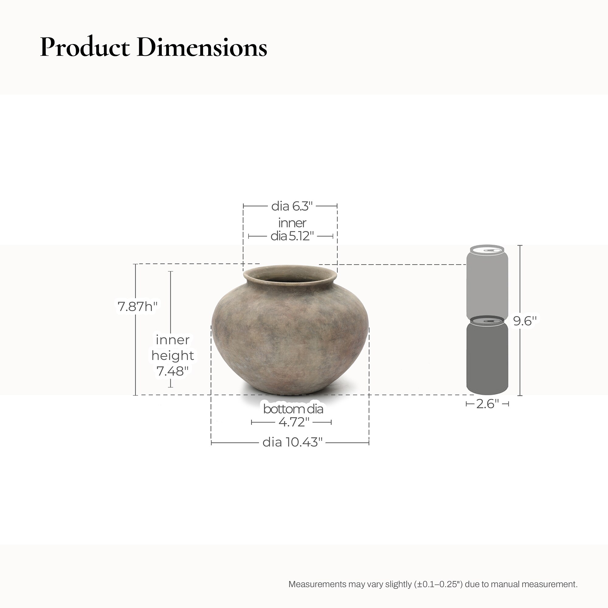LuxenHome WHD2591-S Decorative-Accessories - View #3
