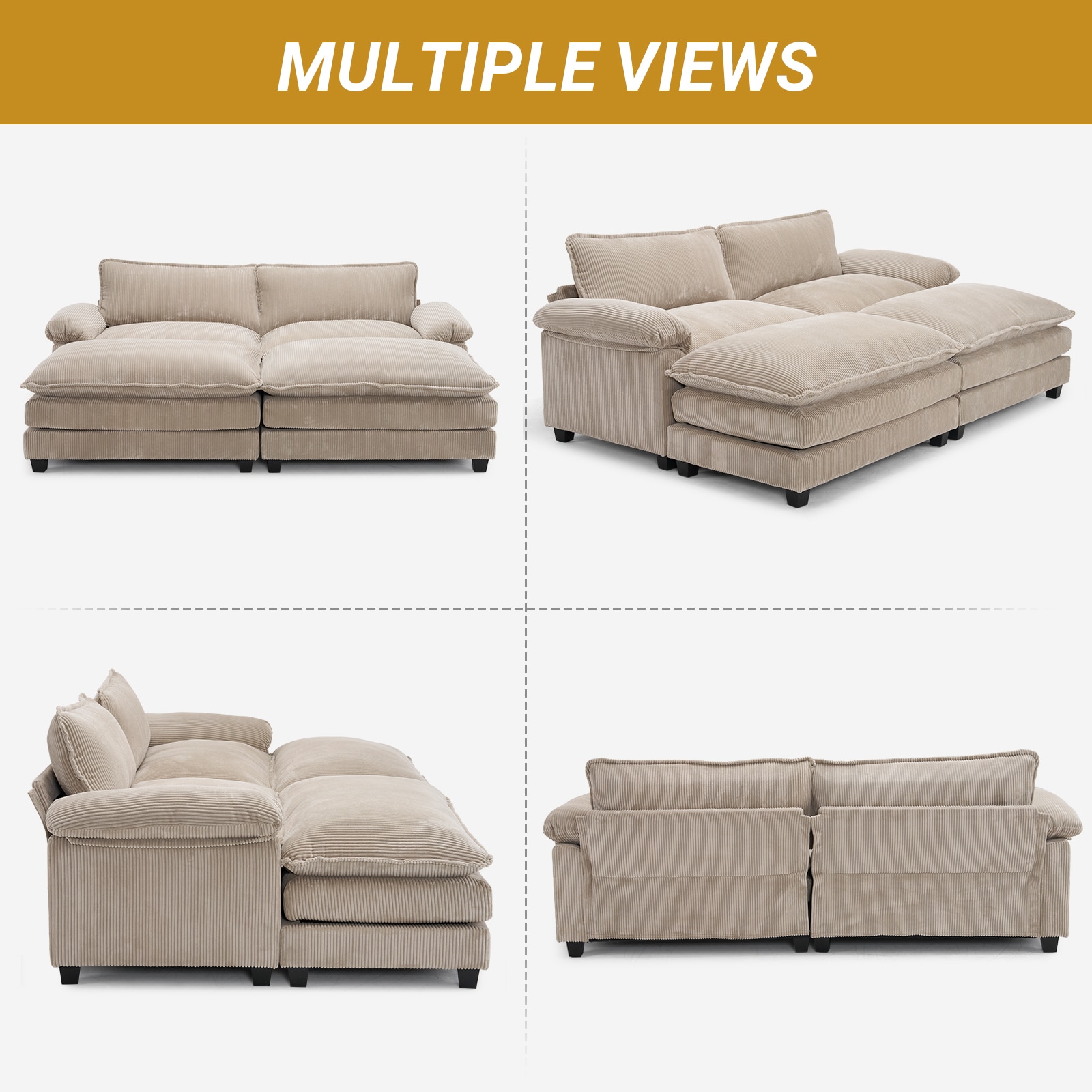 Outopee LO1G98000602+03+04 Sofas-Loveseats - View #3