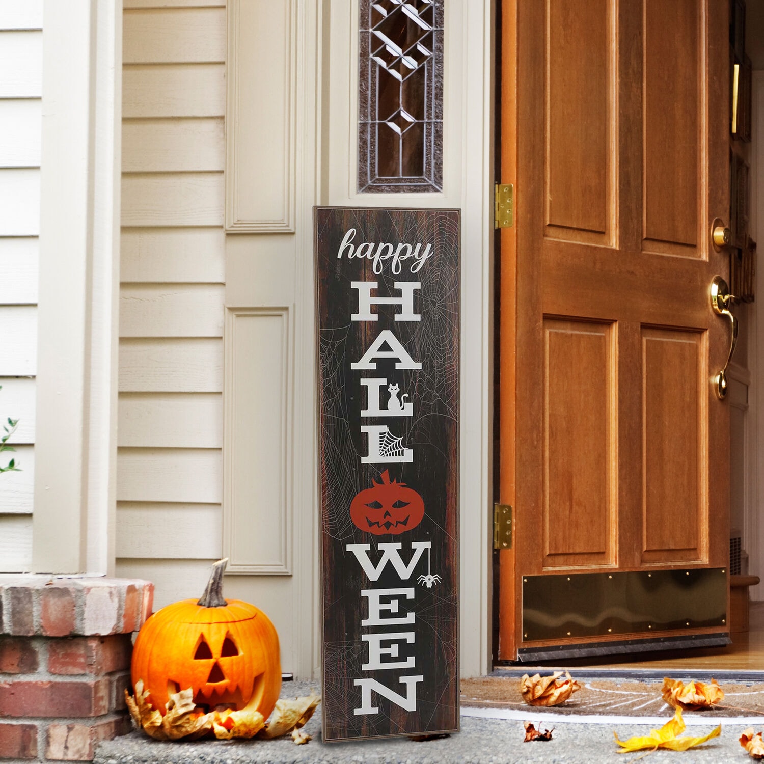 Haunted Hill Farm HHWOODPS045-1BL Table-Halloween-Decor - View #6