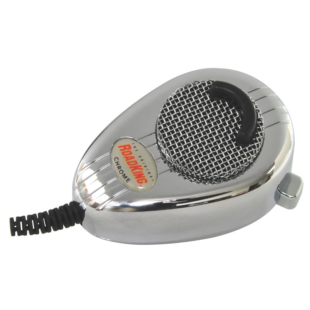 Roadking Roadking 4 Pin Dynamic Noise Canceling Cb Microphone Chrome At 