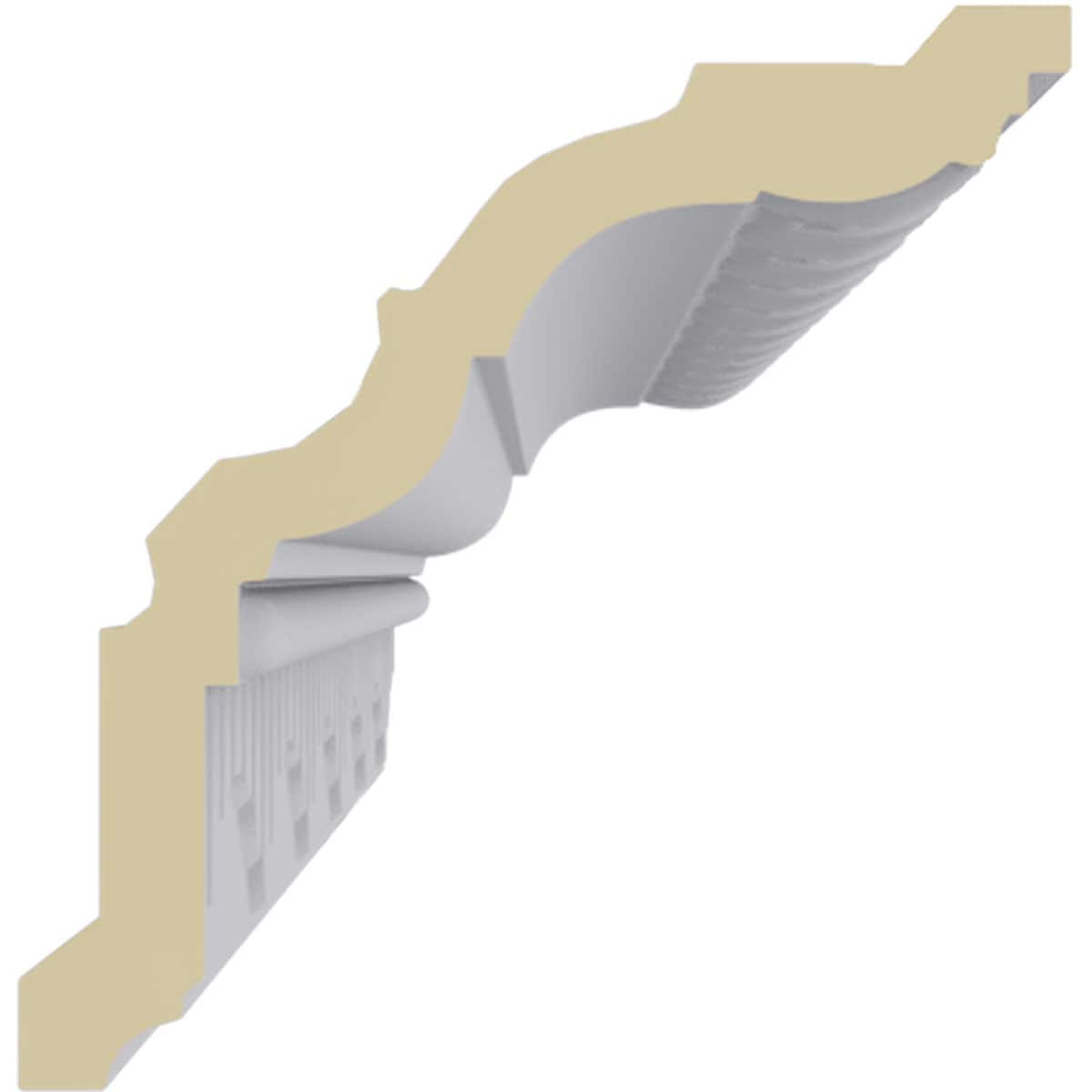 Ekena Millwork MLD04X04X05DI-CASE-8 Crown-Moulding - View #2