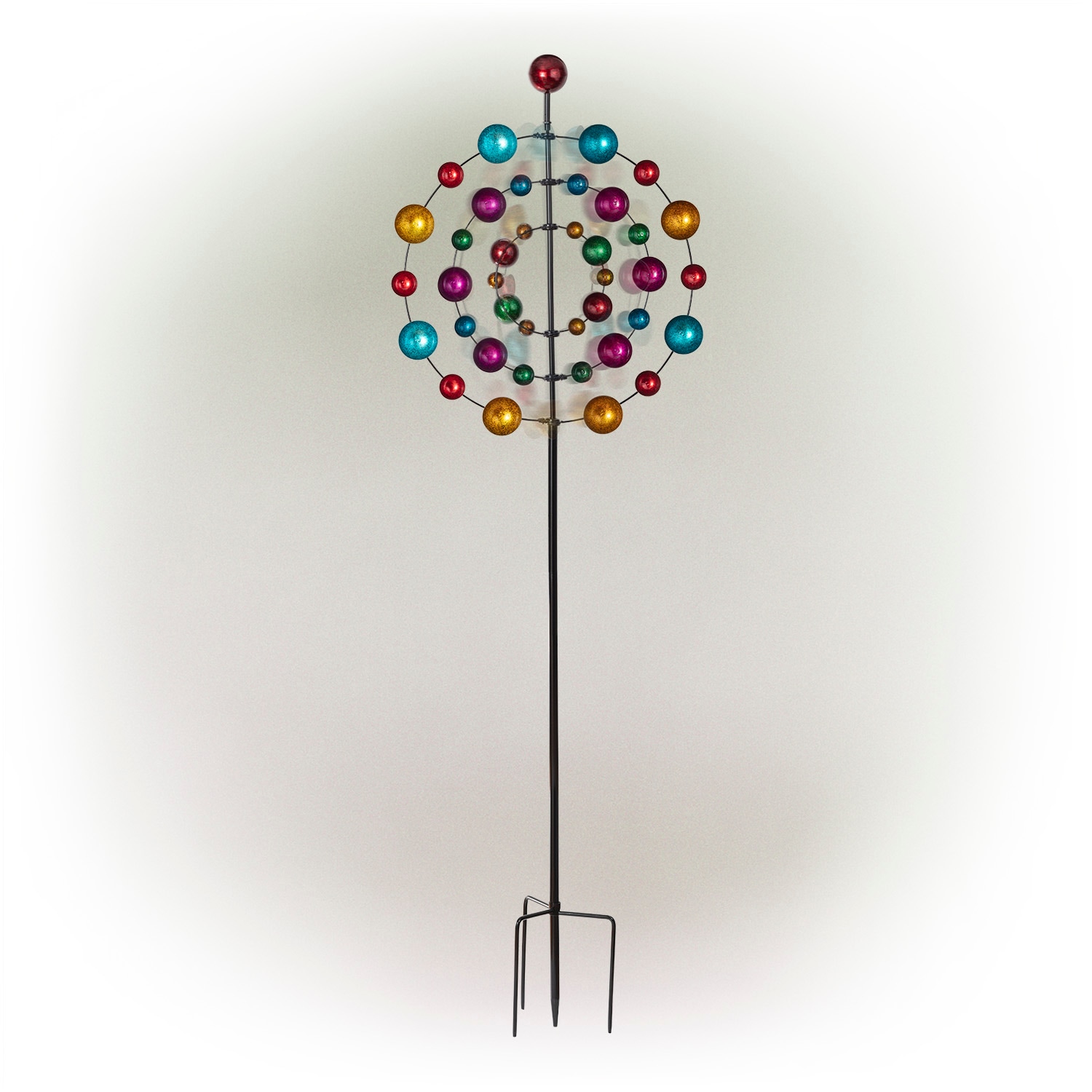 Alpine Corporation BVF264 Multicolor Iron Wind Spinner