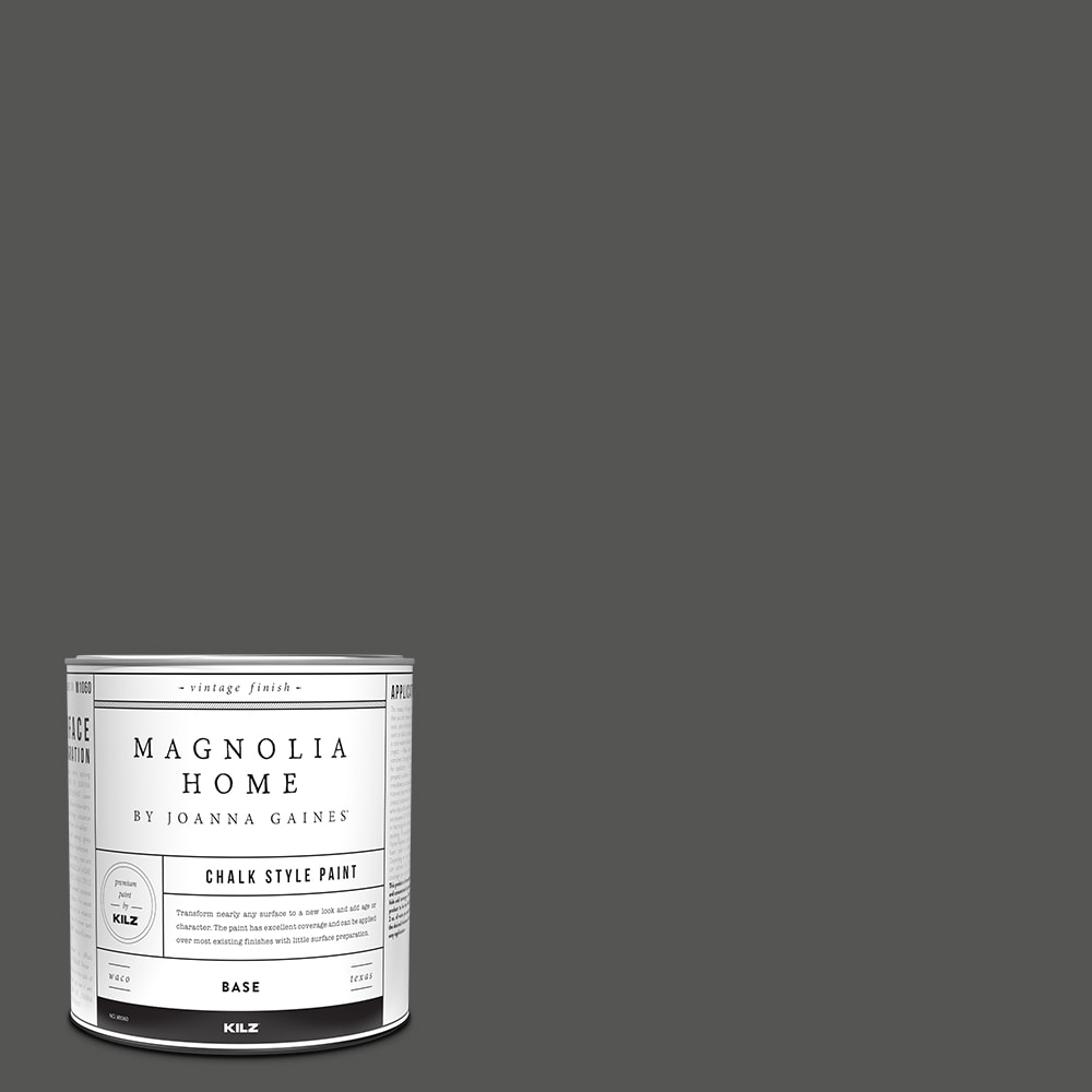 Magnolia Home MAG149-4082231 by Joanna Gaines Water-based Tintable Low Odor Prairie Smoke Chalky Paint (1-quart)