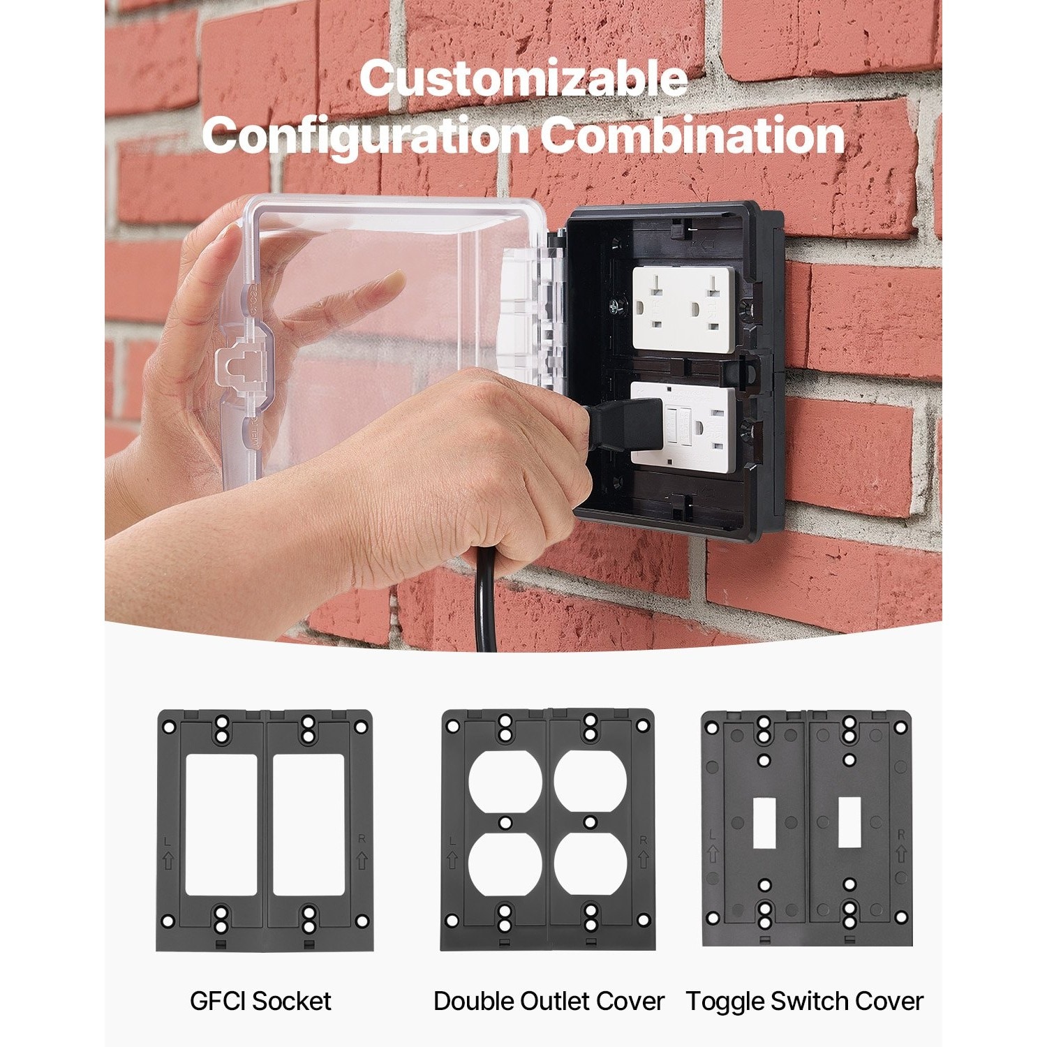 GIVIMO LW108GIVSS2285 Receptacle-Covers - View #7