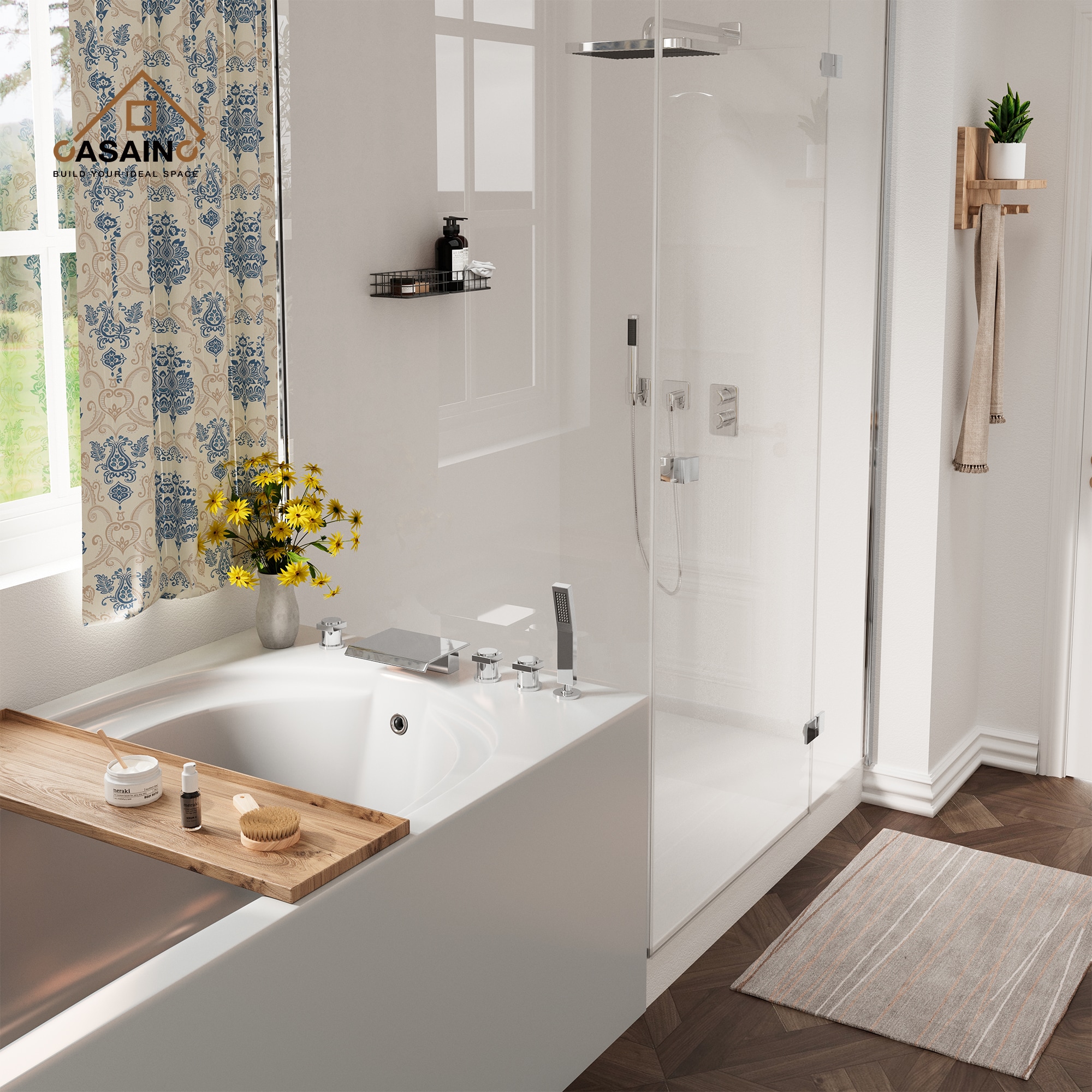 CASAINC KCLT0054-BG Roman-Tub-Faucets - View #2