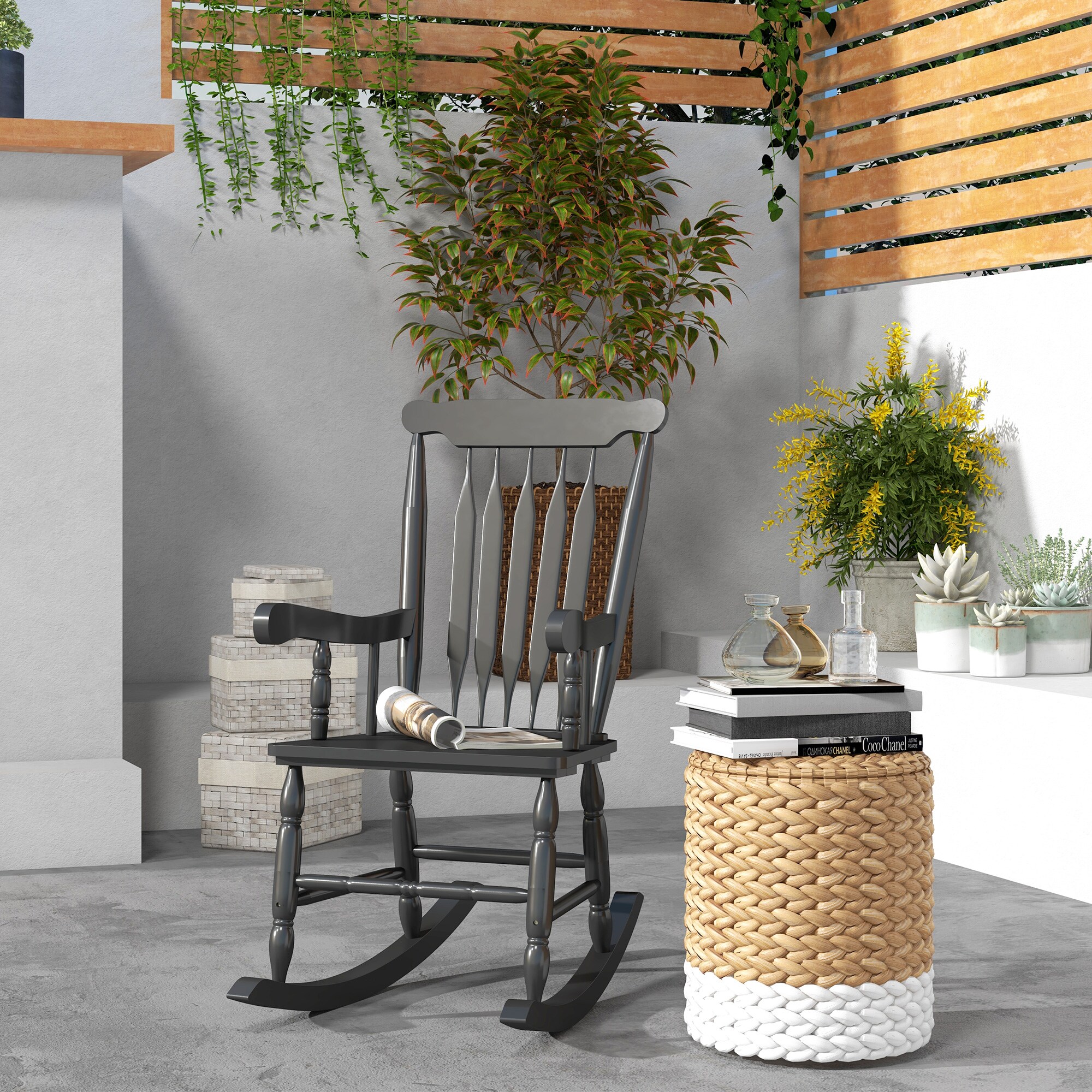 Outsunny 84G-342V00BK Patio-Chairs - View #2