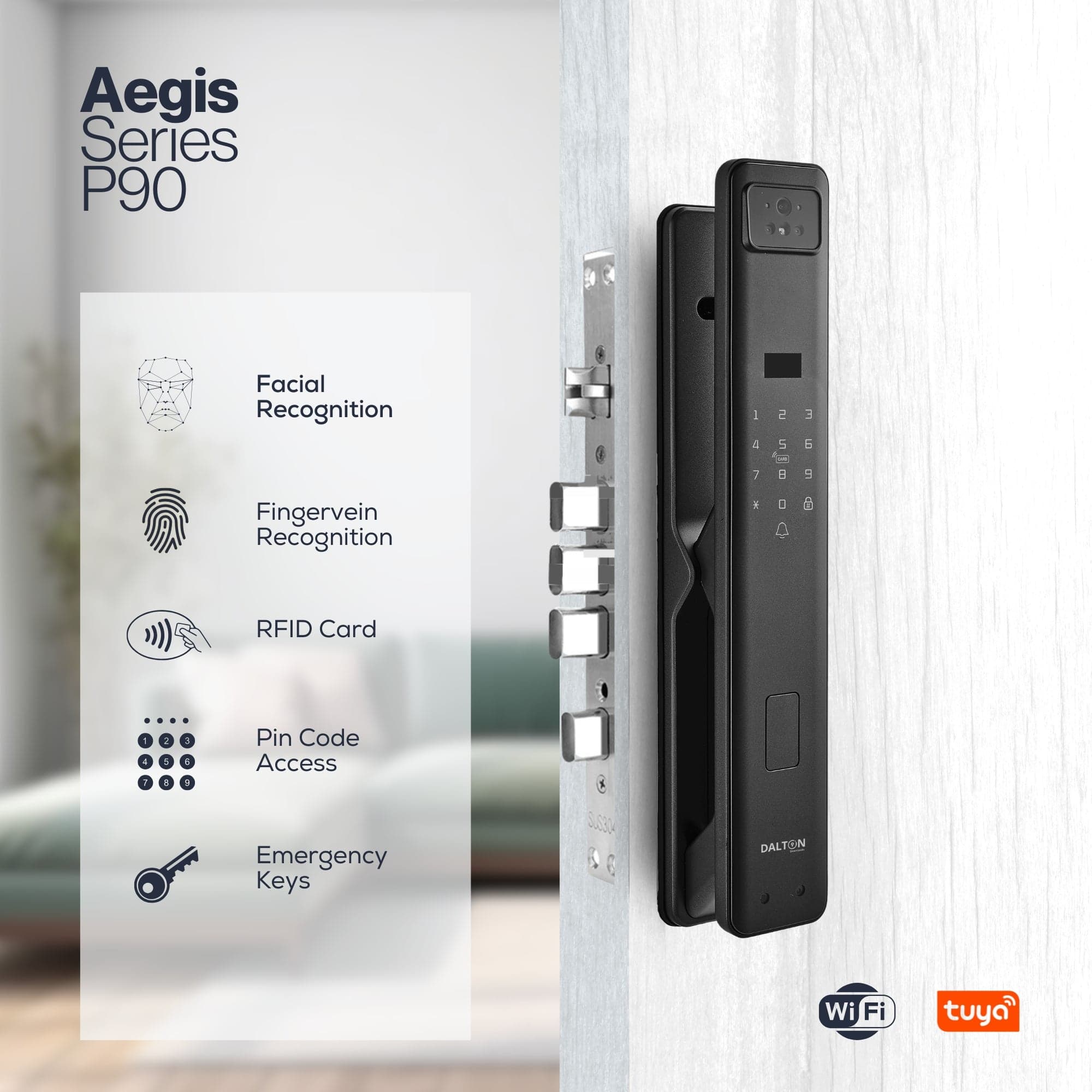 Dalton Locks P90 Electronic-Door-Locks - View #2