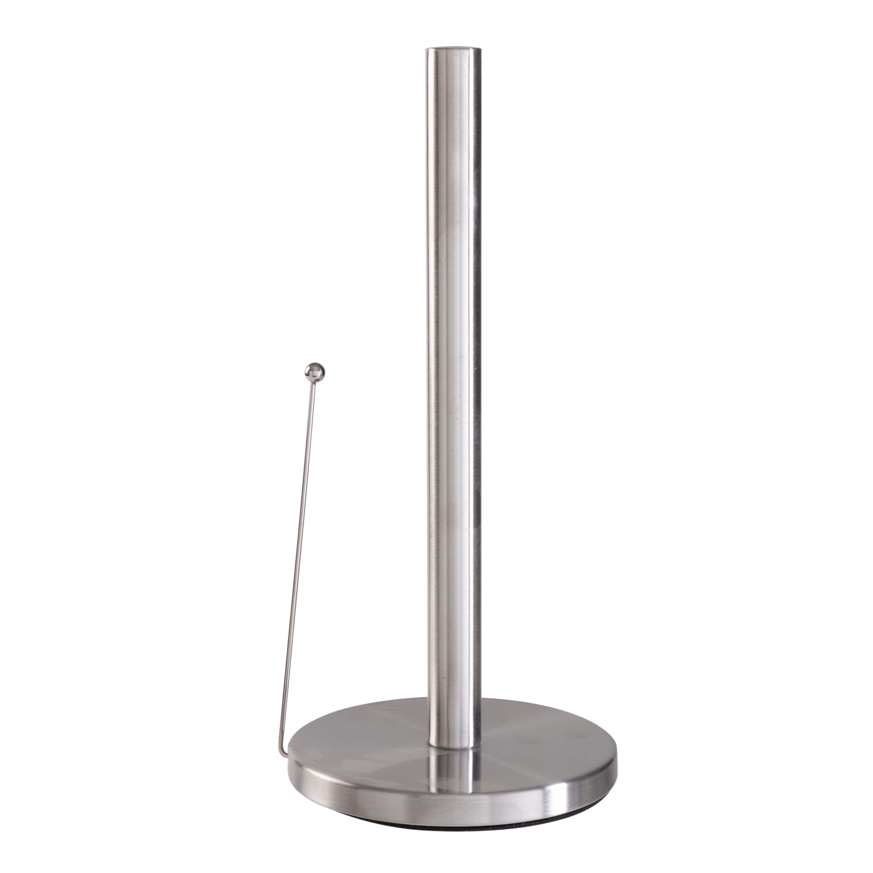 Kitchen Details Silver Metal Freestanding Paper Towel Holder in the Paper  Towel Holders department at
