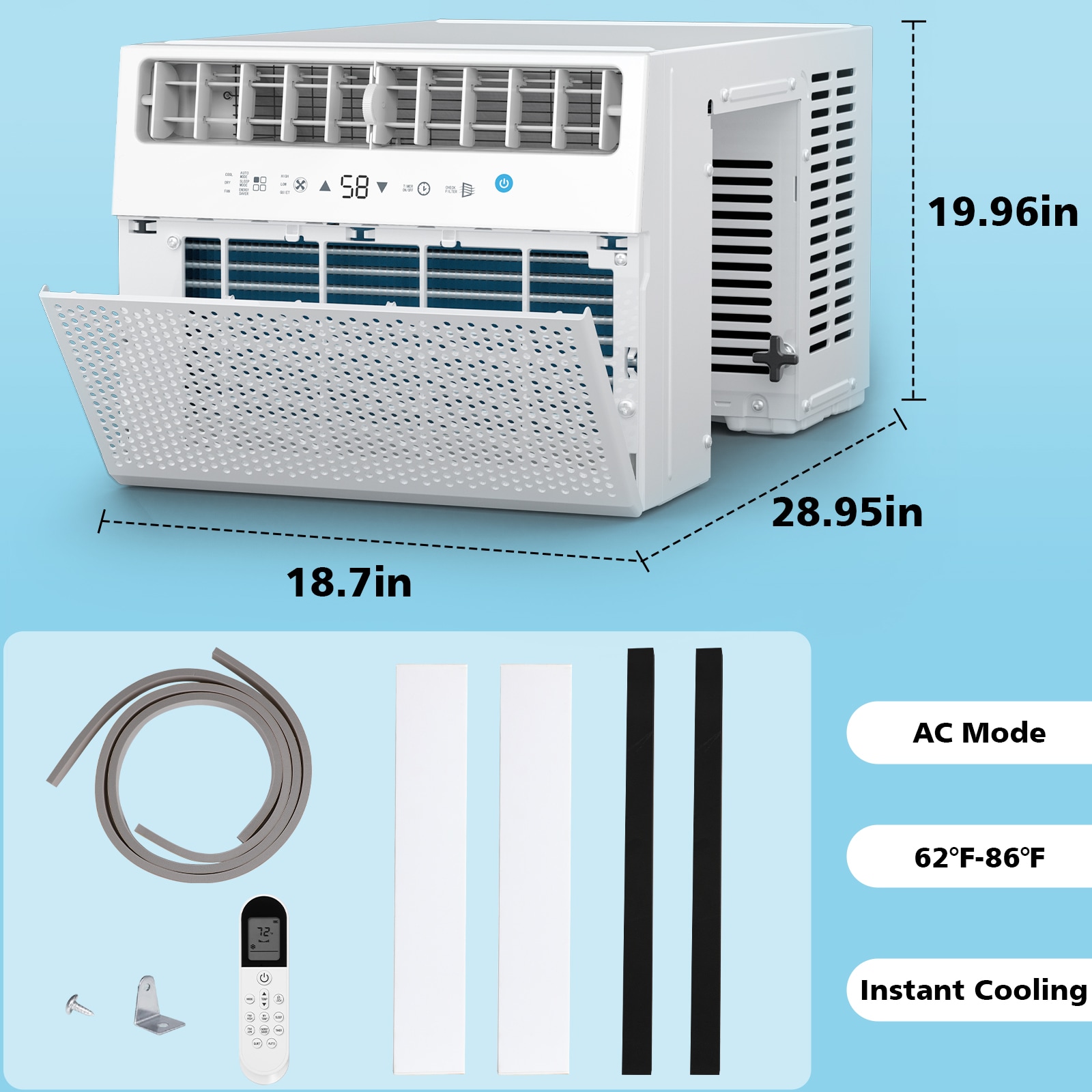 COWSAR LSA5418WAC12K Window-Air-Conditioners - View #4