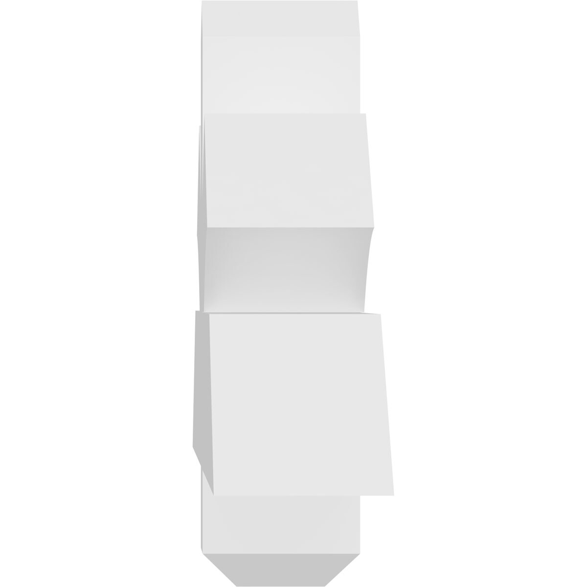 Ekena Millwork GBP048X12X0404RED00 Exterior-Brackets-Braces - View #3