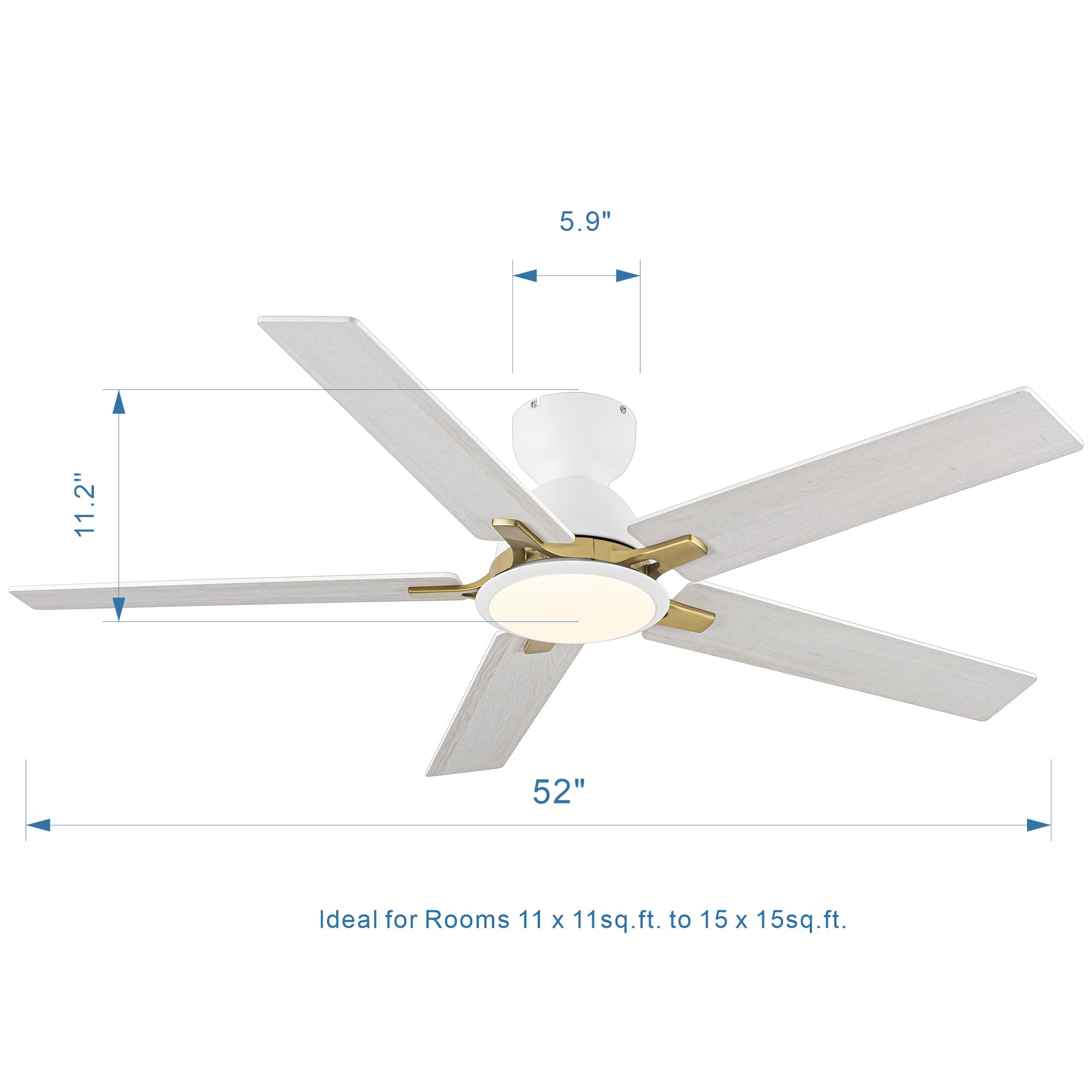 Breezary 30002-WH Ceiling-Fans - View #11