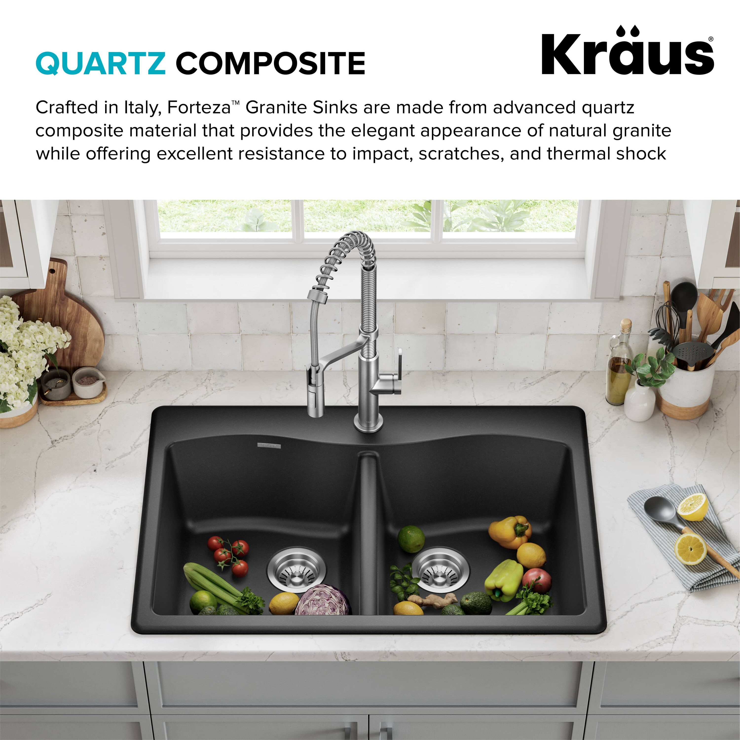 Kraus KGD-52BLACK Kitchen-Sinks - View #7