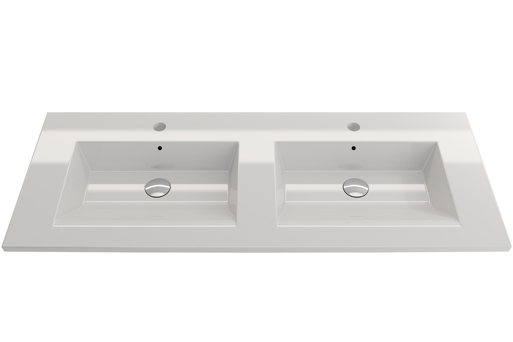 BOCCHI 1111-001-0132 Fire Clay 18.75-in Wall-mount Rectangular Modern White Bathroom Sink