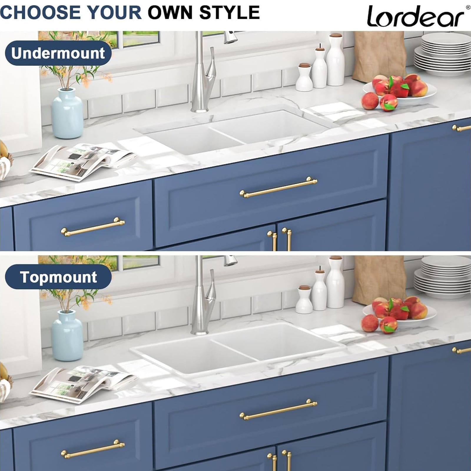 Lordear LD-LAW3318R2 Kitchen-Sinks - View #6