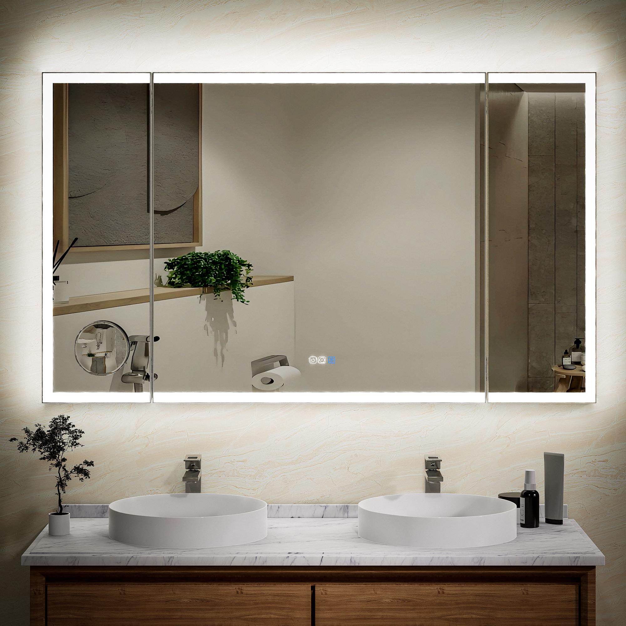 Bayfeve BFXB-9V6036-MIR Framed-Bath-Mirrors - View #4