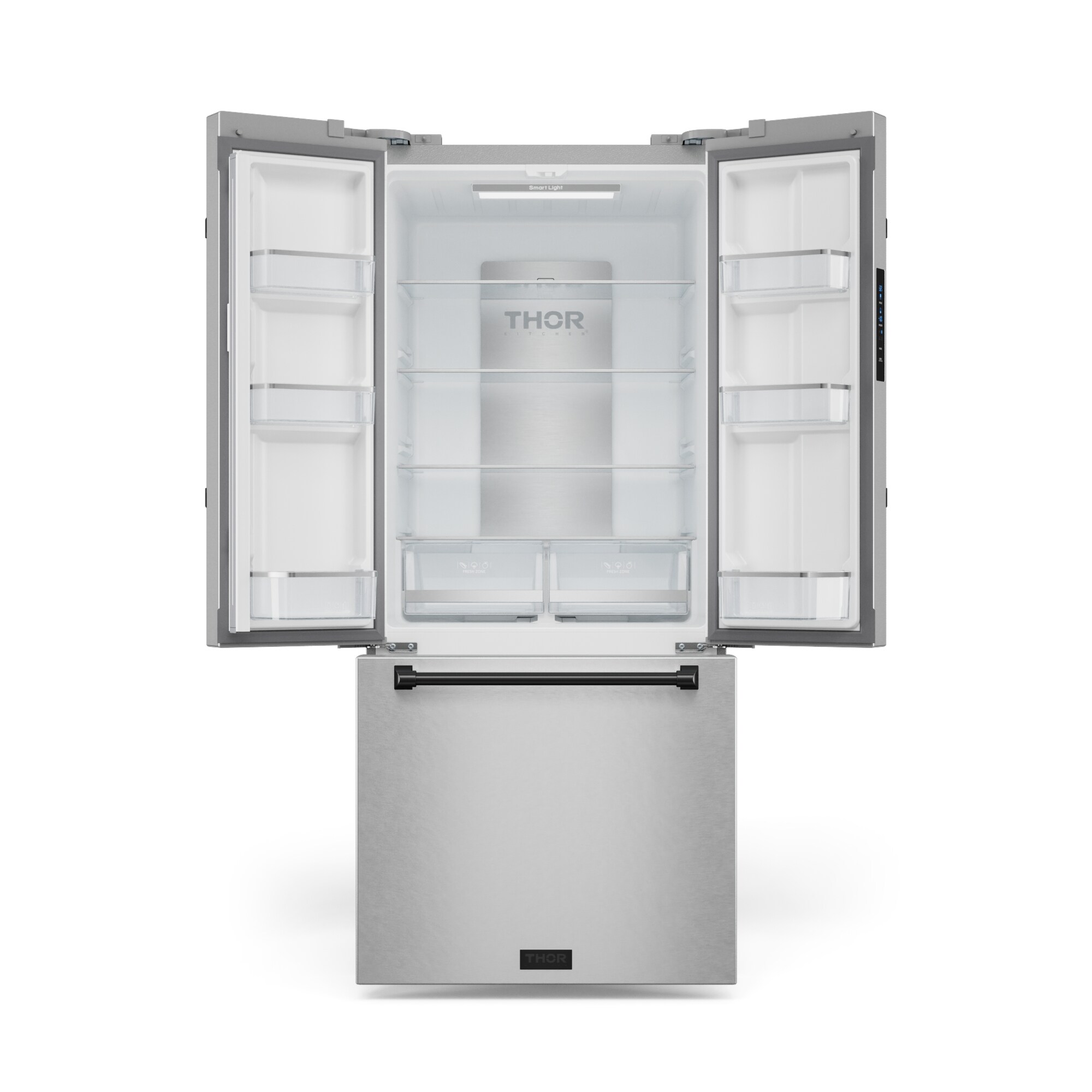 Thor Kitchen RF3017FFD99-BLK French-Door-Refrigerators - View #4