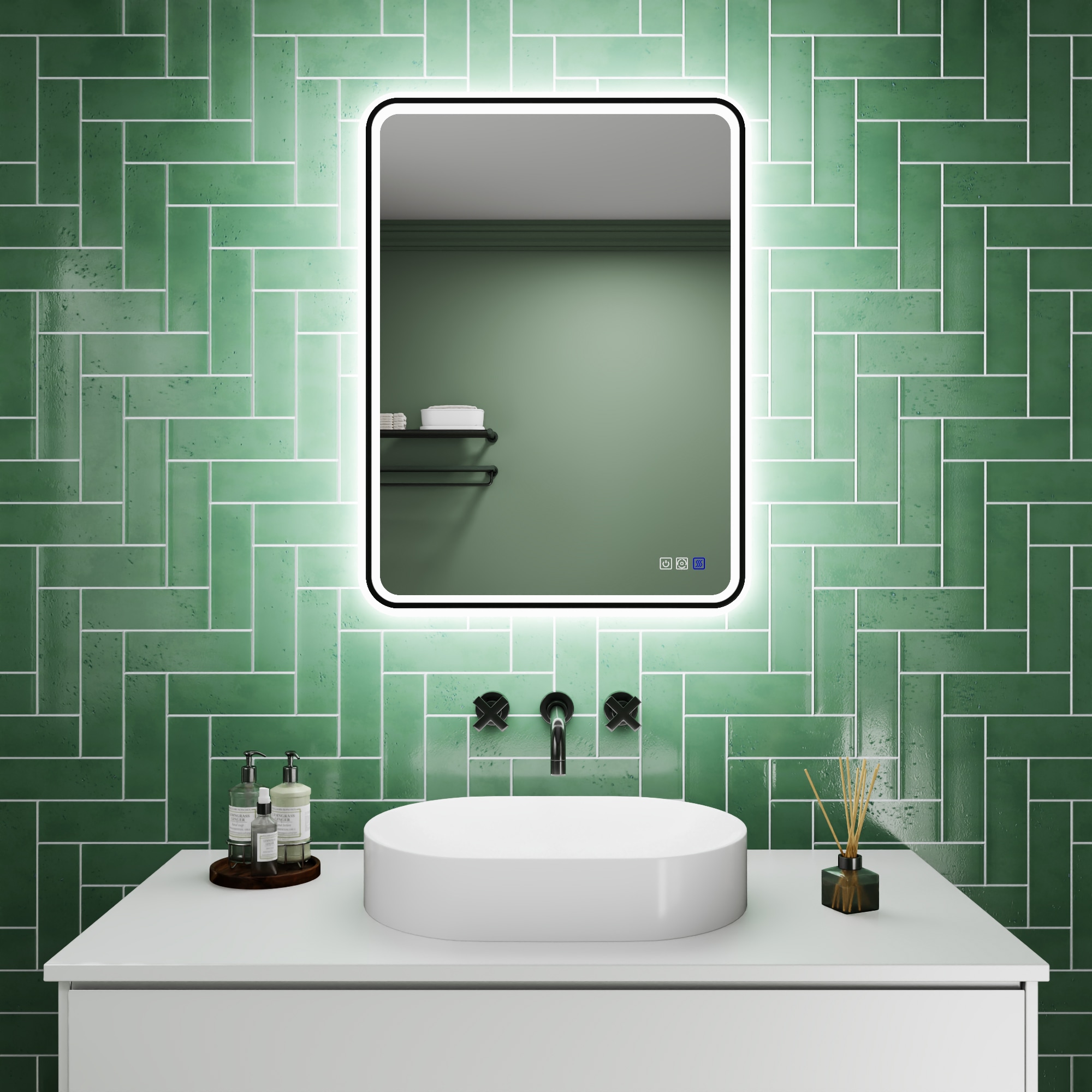 ExBrite EXBMV82432 Framed-Bath-Mirrors - View #16