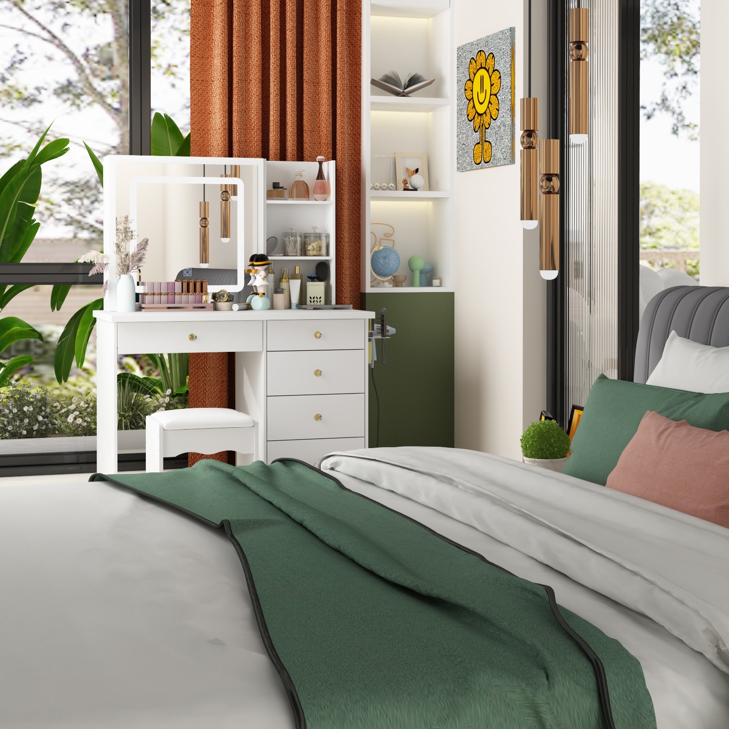 FUFU&GAGA KF210218-02 Bedroom-Vanities - View #5