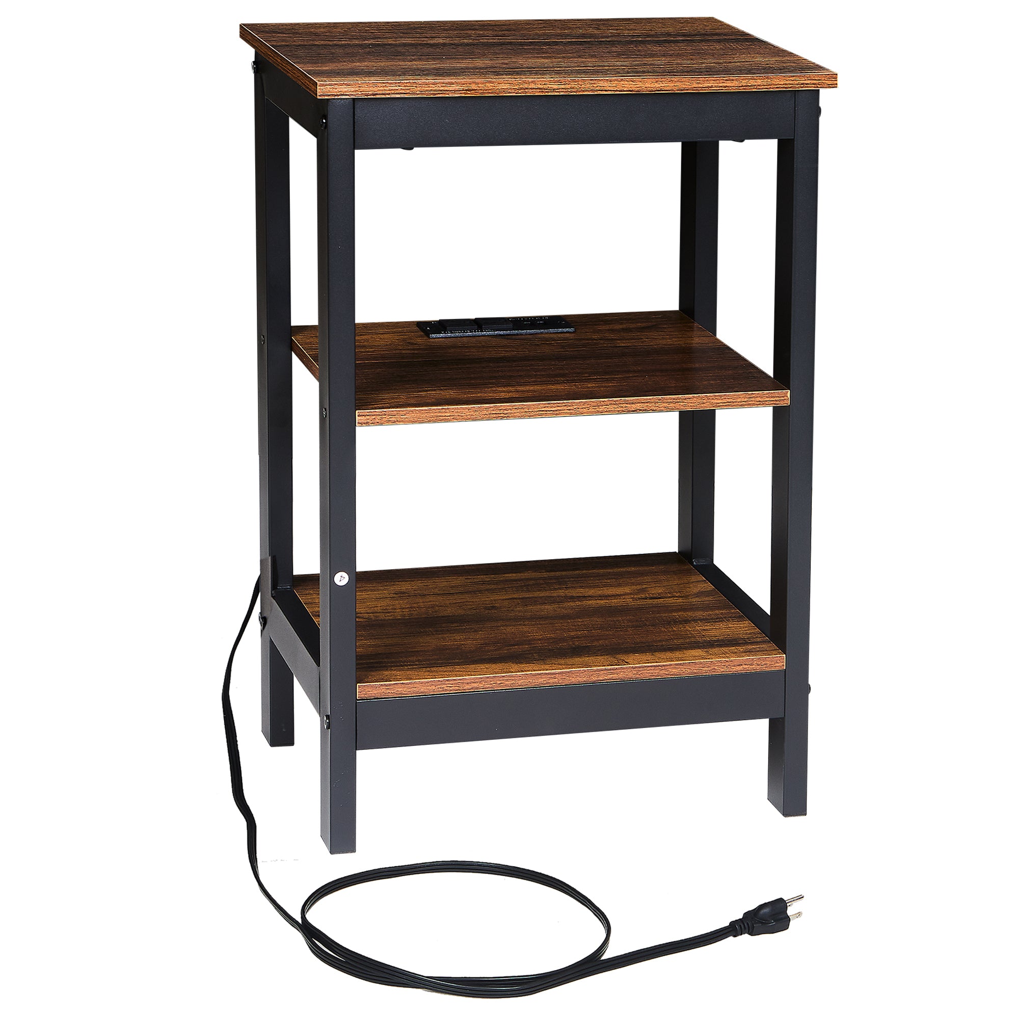 Vecelo LOE-MX-CT06-BRN End-Tables - View #2