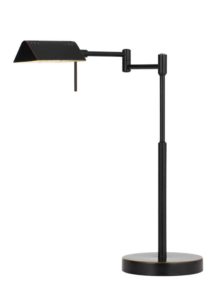 Cal Lighting BO-2844DK-DB Clemson 20-in Adjustable Dark Bronze Swing-arm Desk Lamp with Metal Shade