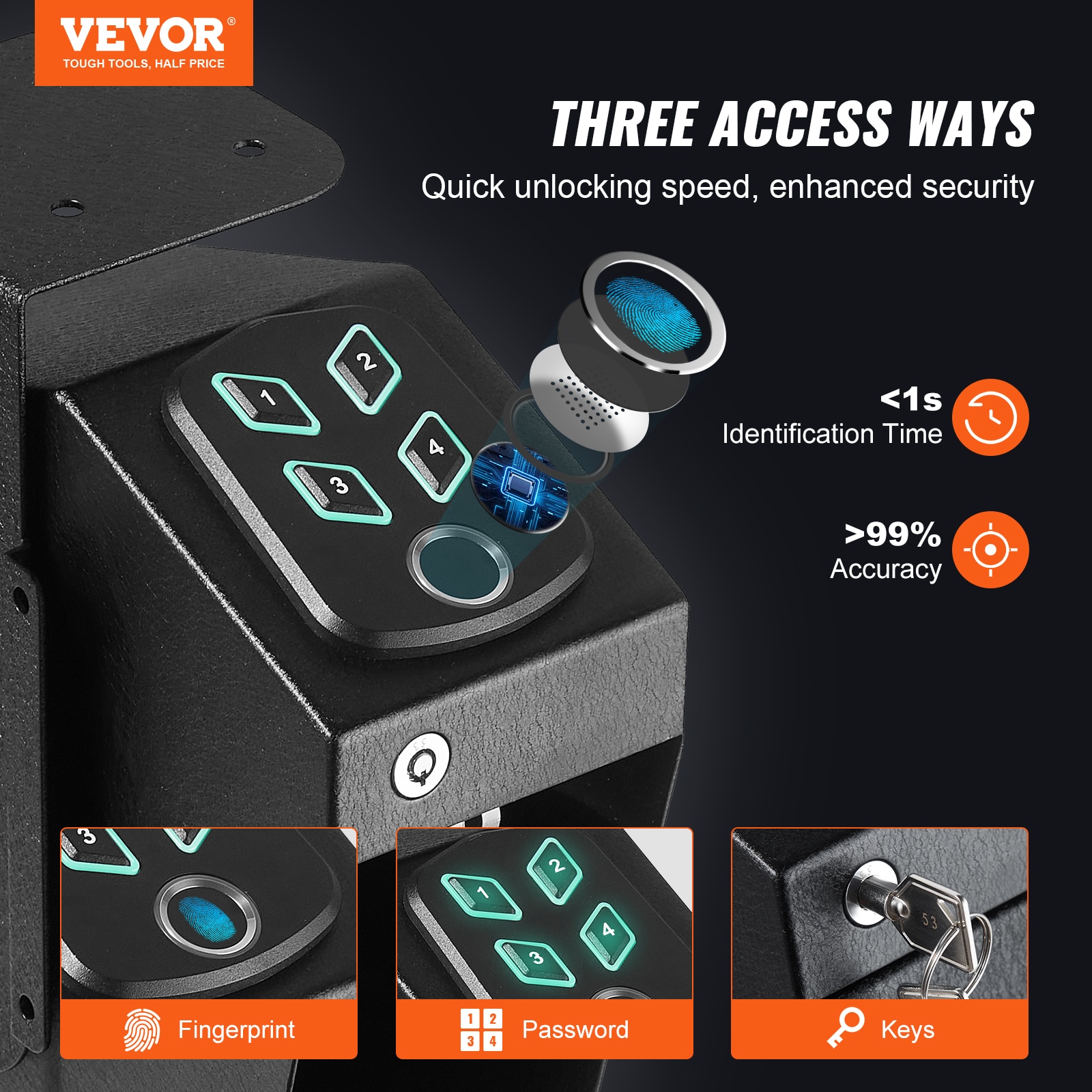VEVOR SQJCD0000000XXFXMV0 Gun-Safes - View #3