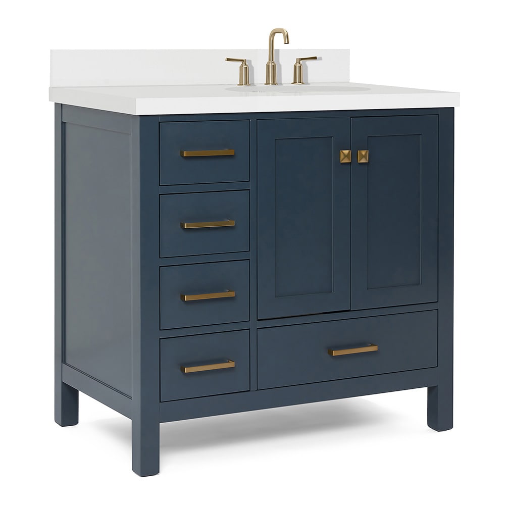 ARIEL A037SRWQOVOMNB Bath-Vanity-Combo - View #3