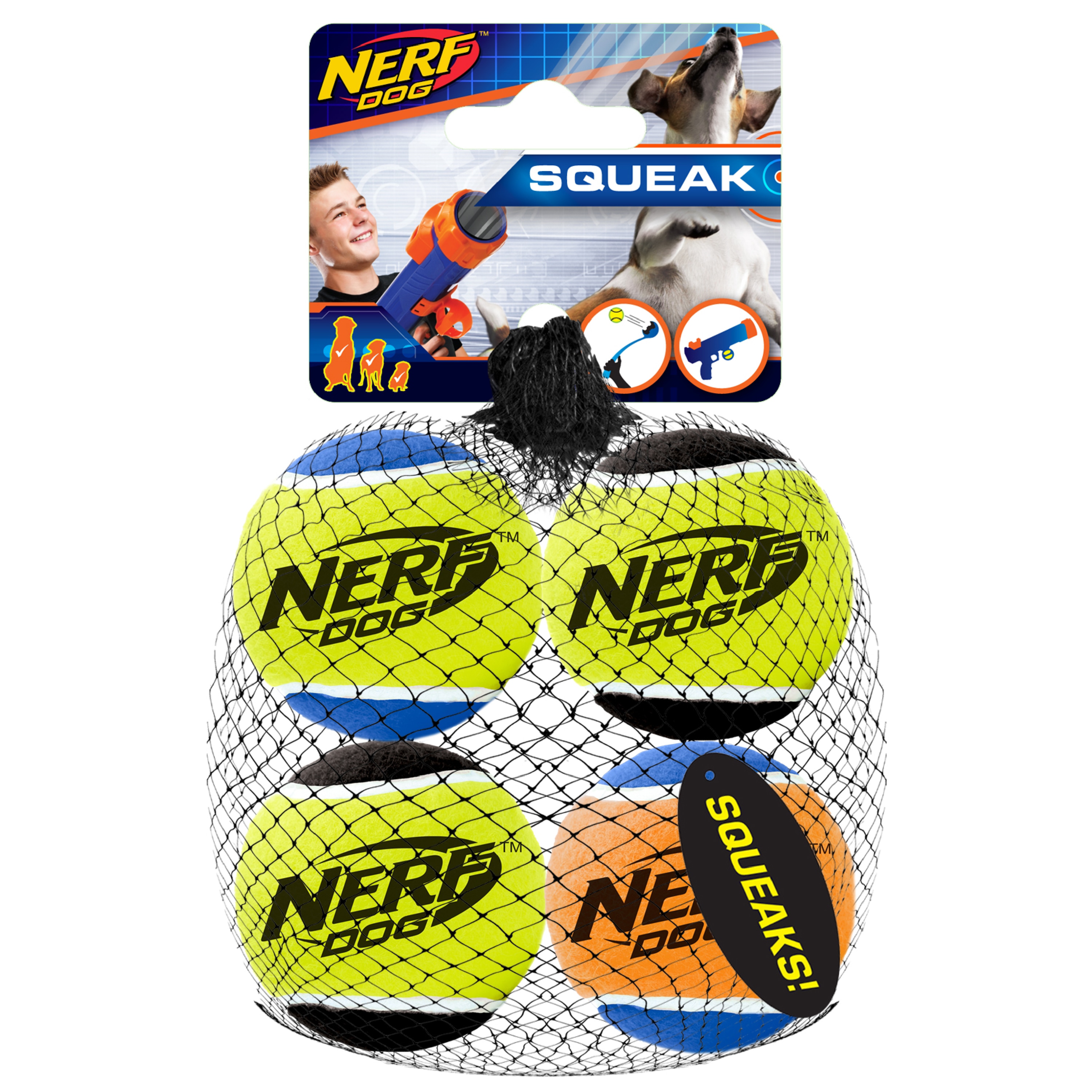 Nerf Chicken Flavored Treat Blaster Dog Toy, Medium