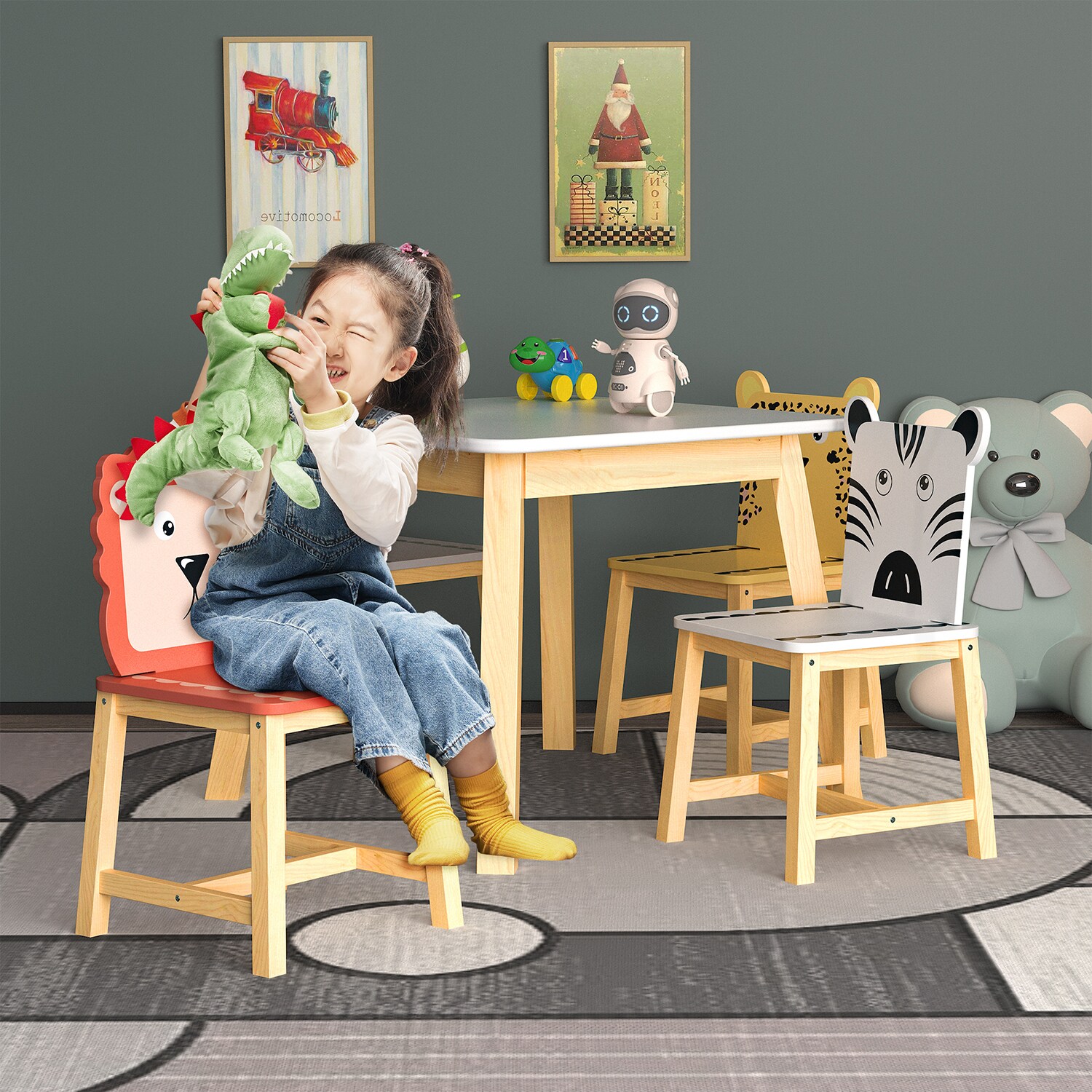 GZMR LZX-WF-BZ-38 Kids-Play-Tables - View #6