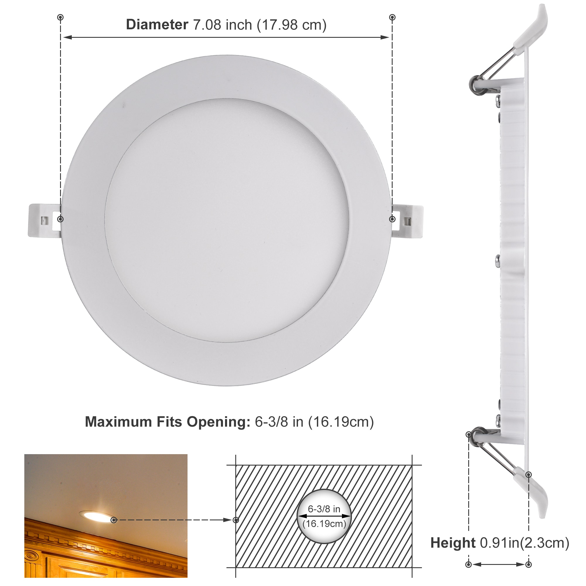 Utilitech MQTL1213-L85K9027T Led-Retrofit-Downlight - View #16