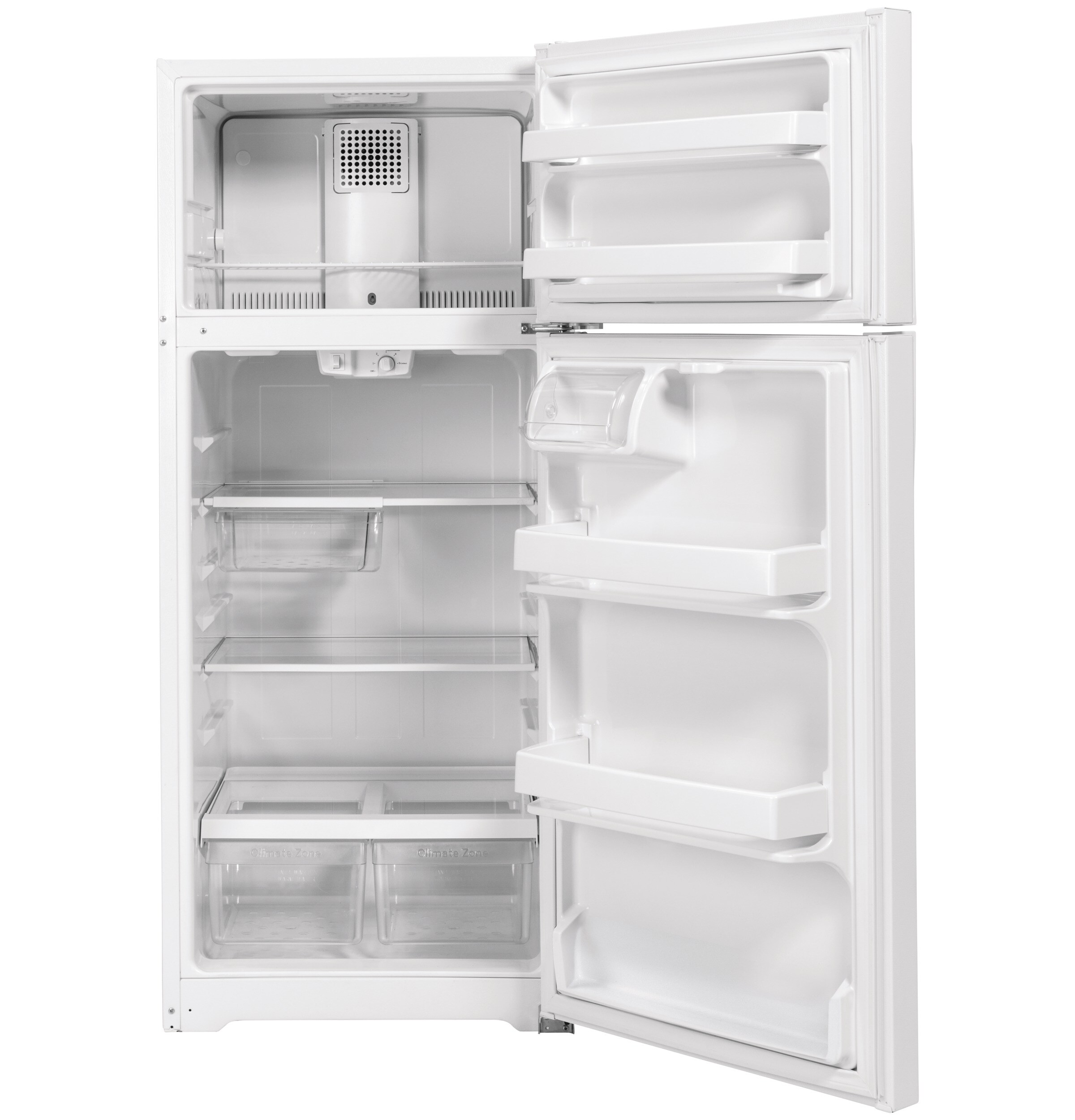 GE 16.6cu ft 28in TopFreezer Refrigerator (White) ENERGY STAR in the