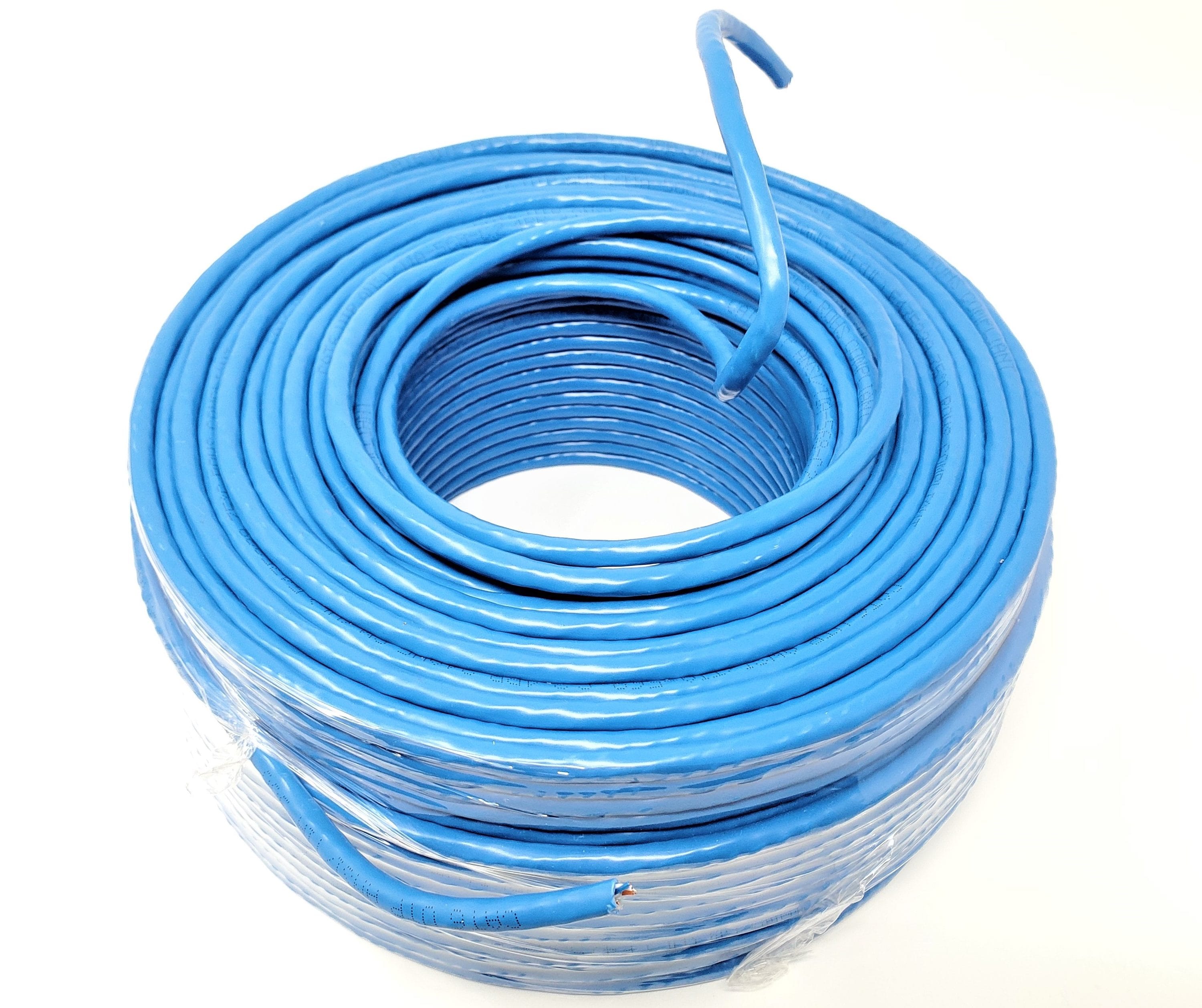 100m (328ft) Cat6 Solid UTP Bulk Ethernet Cable (Blue)