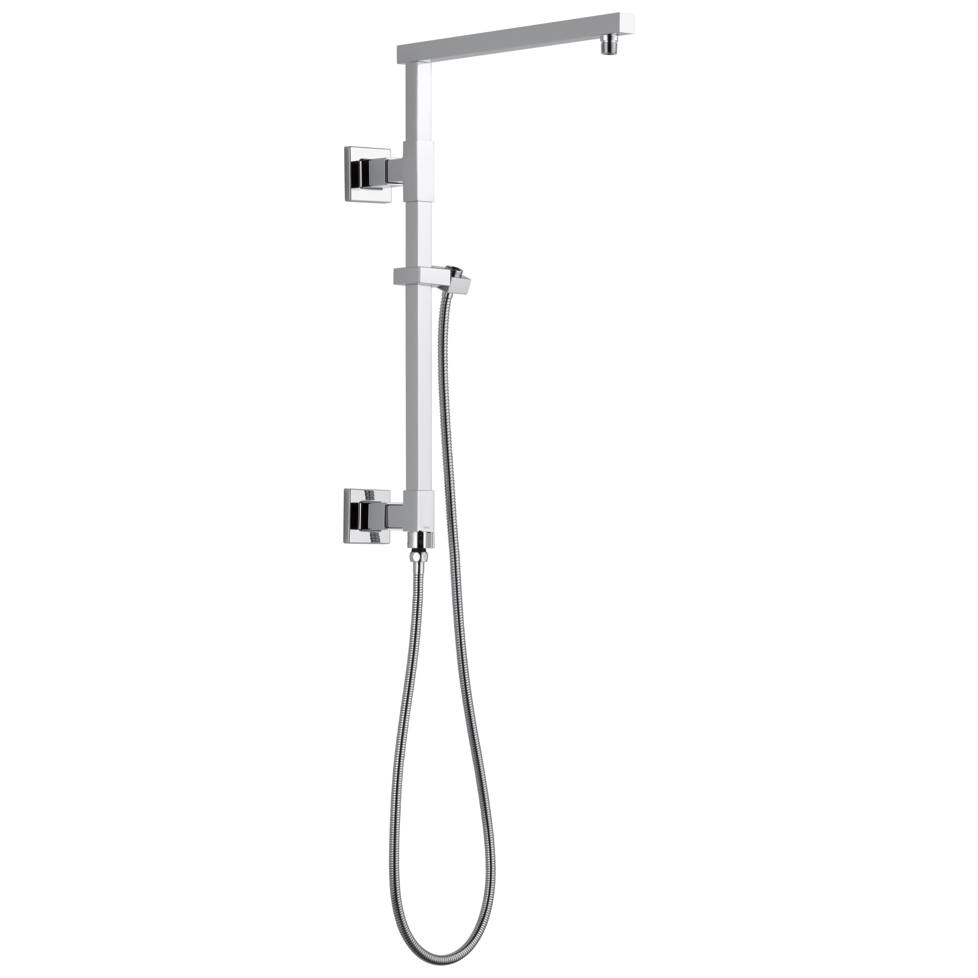 Delta 58410-PR Universal Showering Components Lumicoat Chrome Universal Bathtub/Shower Shower holder with hose 0.5-Inches -ID