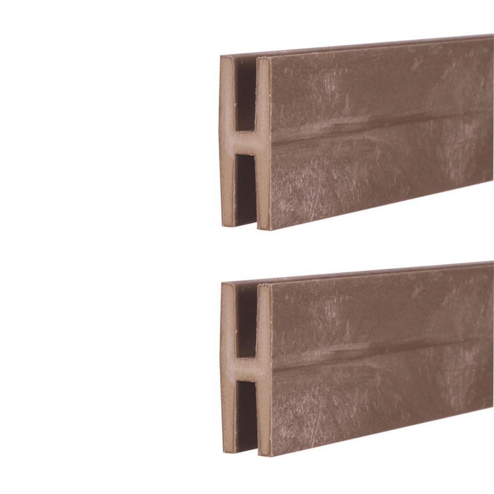 Deckorators 367254 1-1/2-in x 2-in x 8-ft Saddle Plastic Lattice Divider