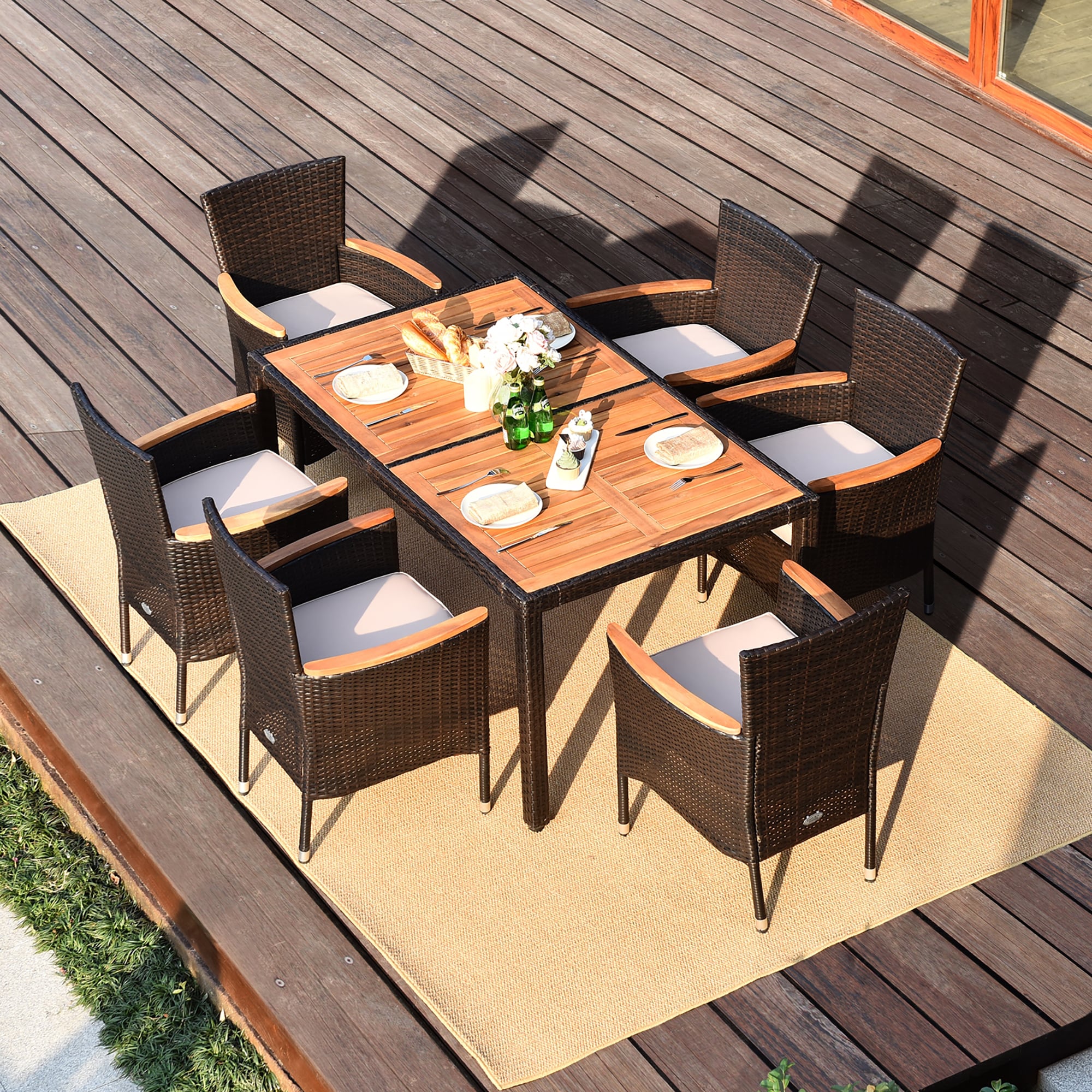Forclover HYFL-HW45+ Patio-Dining-Sets - View #9