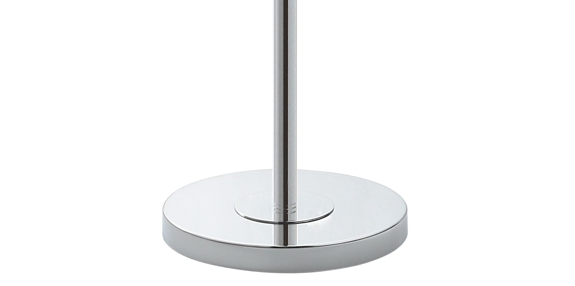 Elegant Arc 61" White Linen Shade & Crystal Floor Lamp