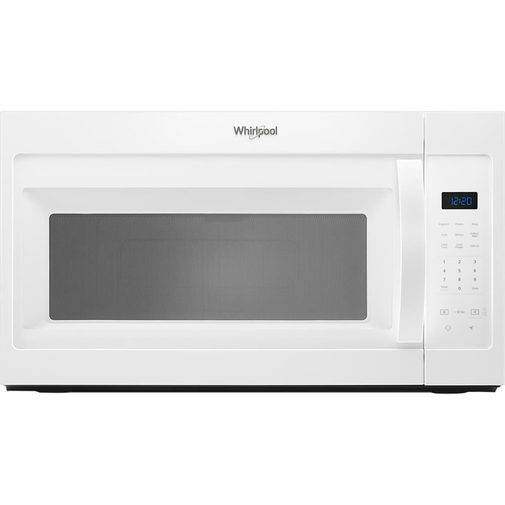 Whirlpool WMH31017HW - 1.7 cu. ft. Capacity- 1000 Watts- 2-Speed 300 CFM Motor Class- Microwave Presets- Electronic Touch Controls- Dishwasher-Safe Turntable Plate- Add 30 Seconds Option- Adjustable Cooktop Lighting- 10 Power Levels- 6 One-Touch Selections- White Finish
