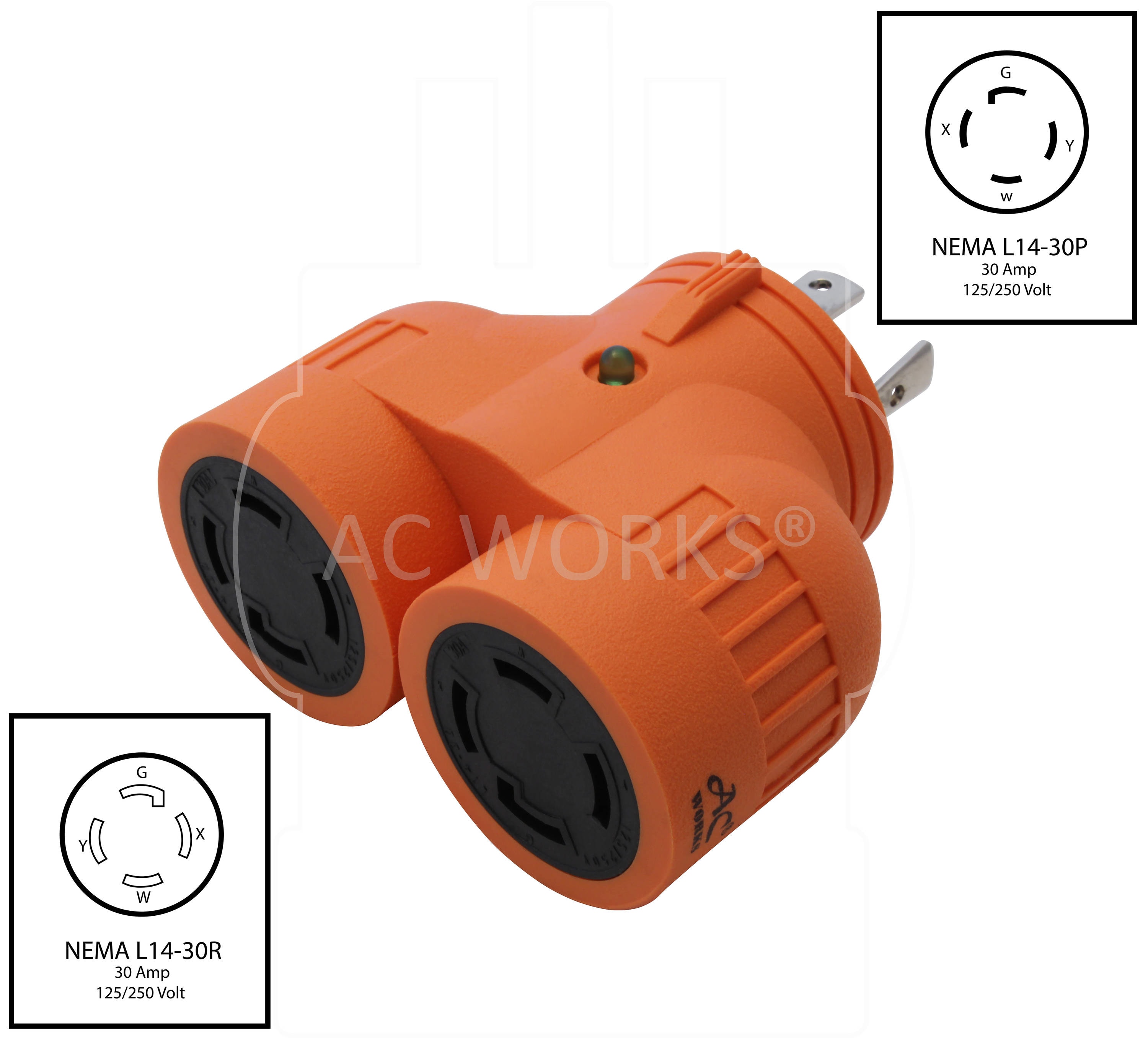 AC WORKS ADVL1430L1430 Power-Outlet-Taps - View #2