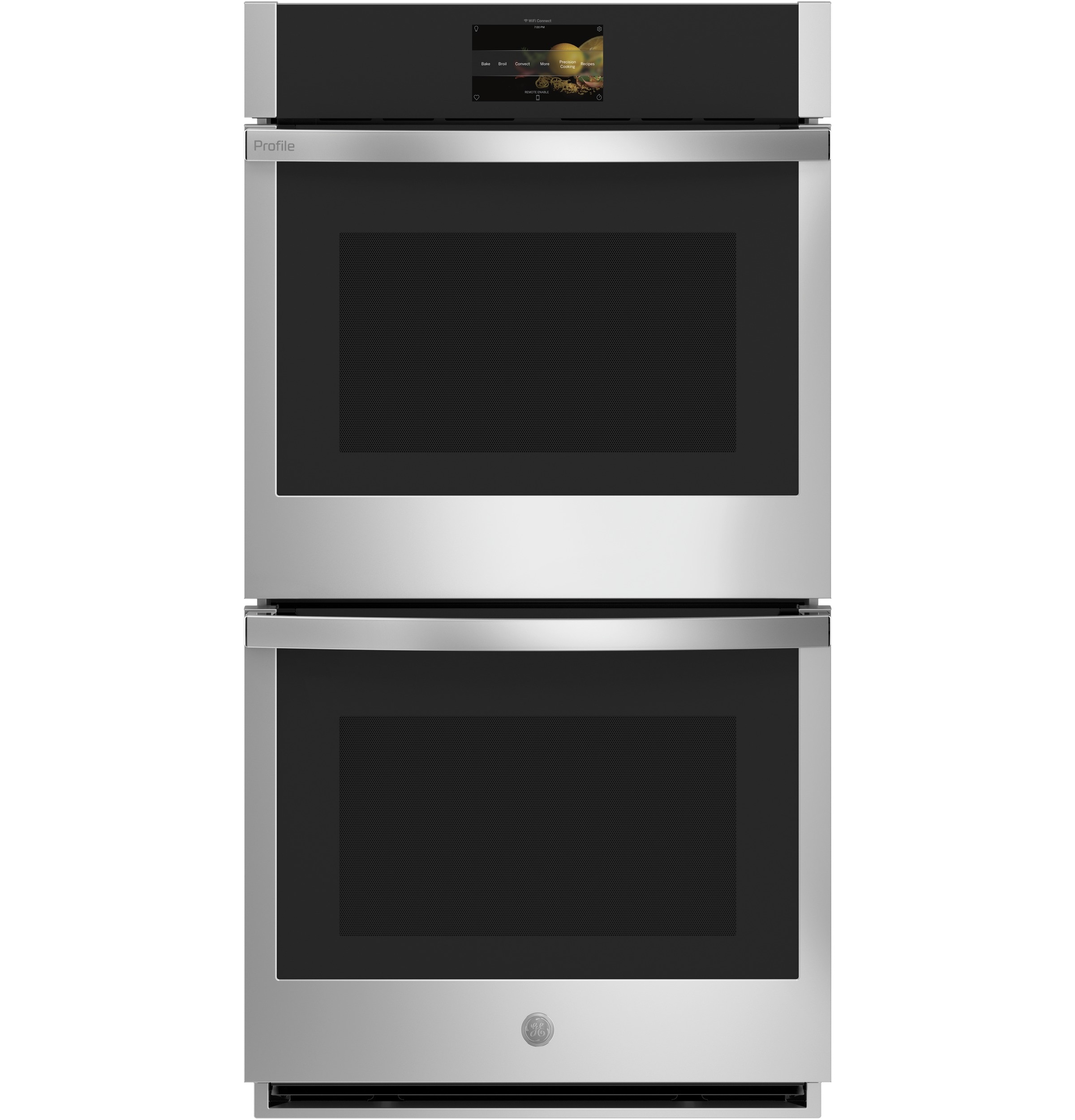 GE PKD7000SNSS Profile 27 inch Smart Compatible Double Electric Wall Oven with Self + Steam Cleaning ( Stainless Steel )